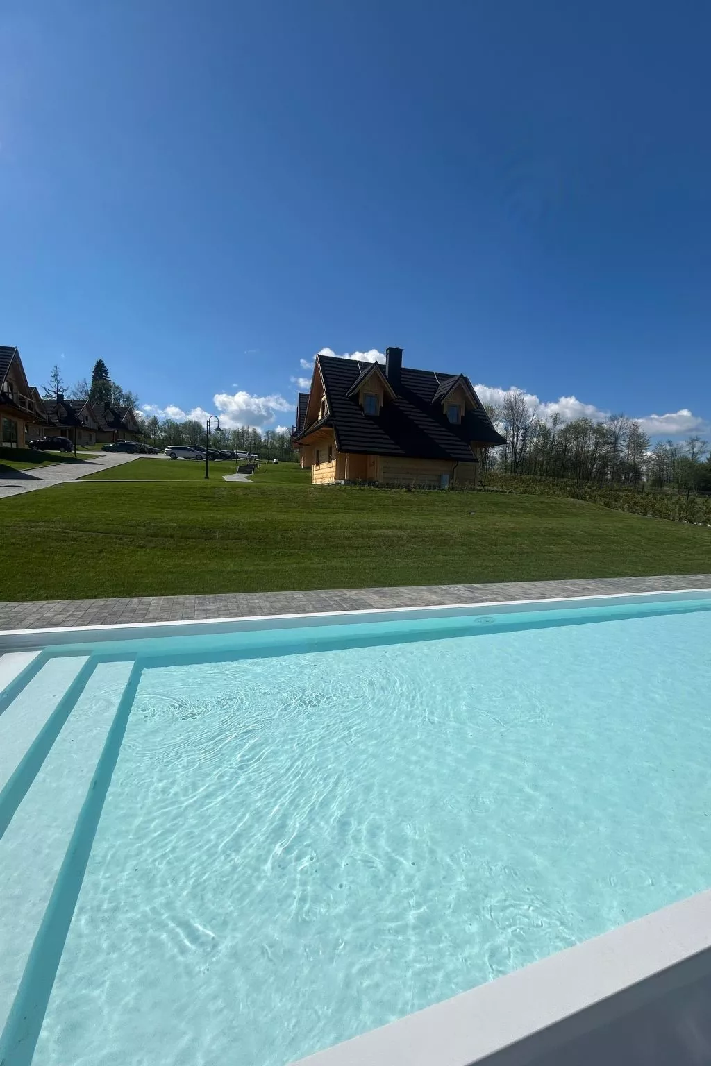 Krokus Tal Dorf unter der Tatra-Buiten