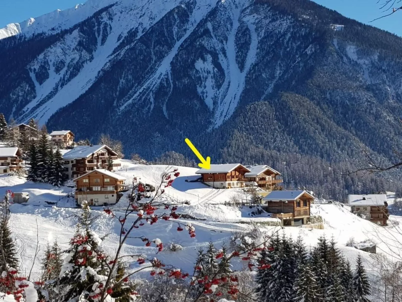 Blick auf herrliche Bergwelt