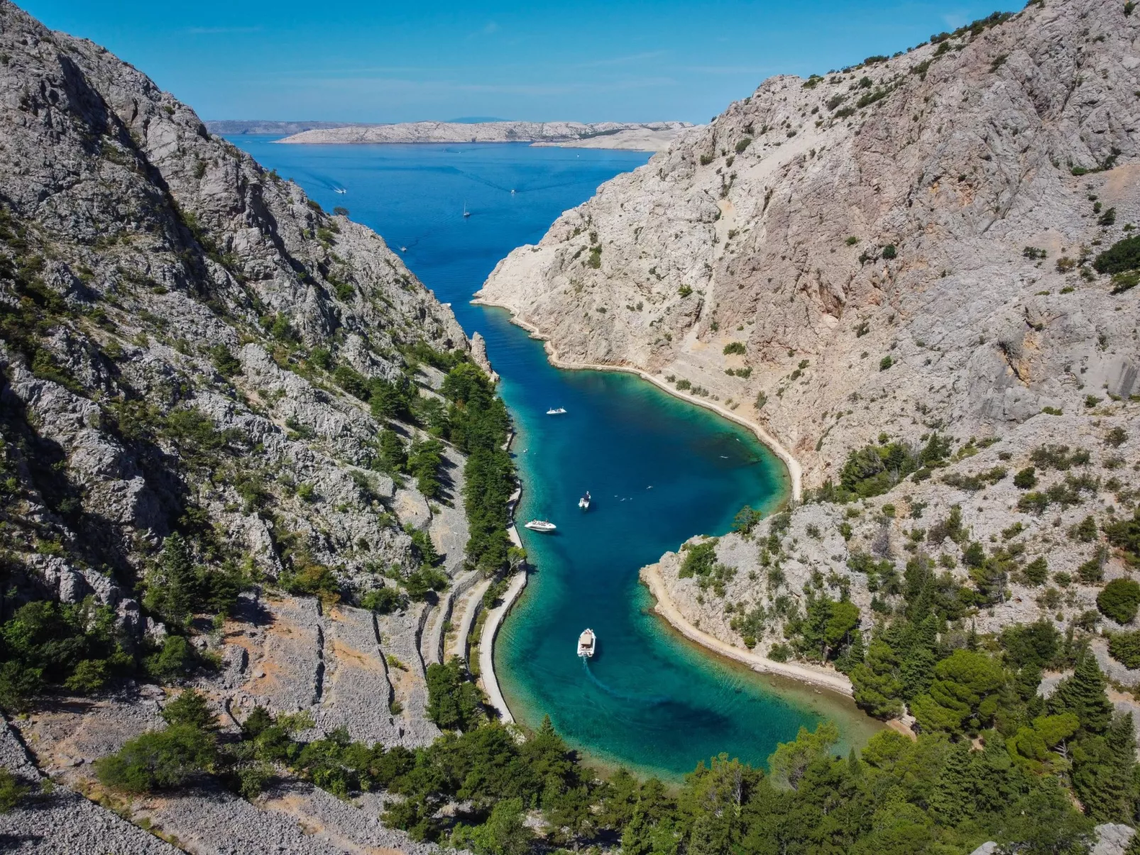 Für 6 Personen ca. 50 m&sup2; in Jablanac, Adriaküste Kroatien (Kvarner Bucht)-Omgeving