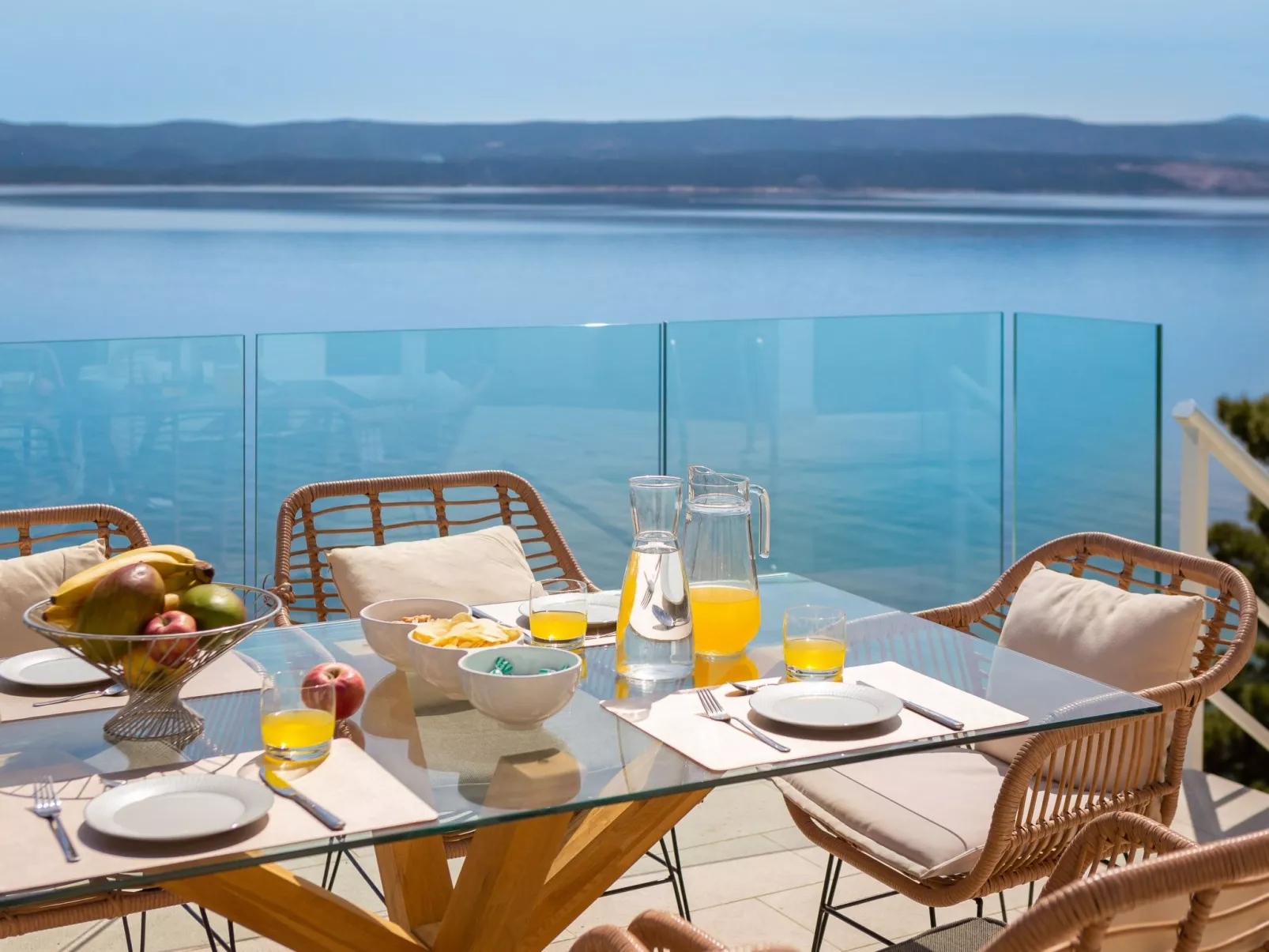 Villa am Strand - Privater beheizter Pool-Buiten