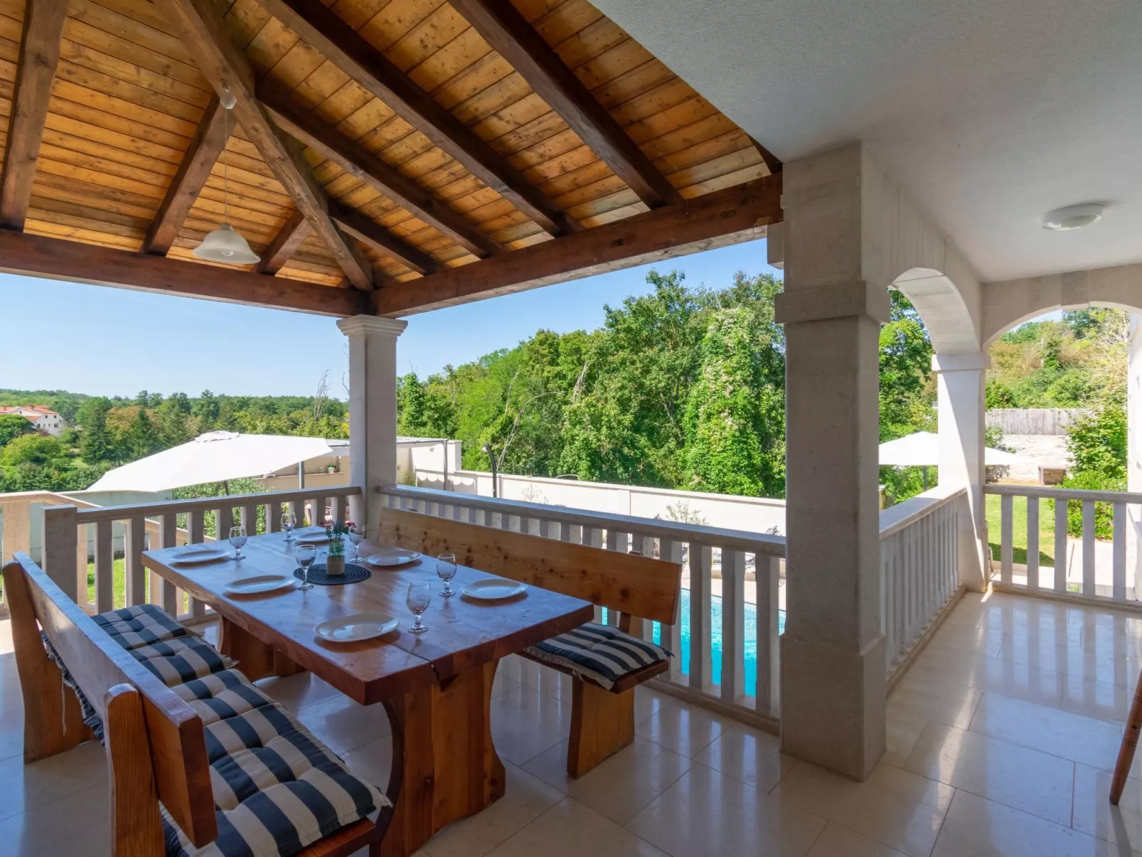 Private Villa mit Panoramablick