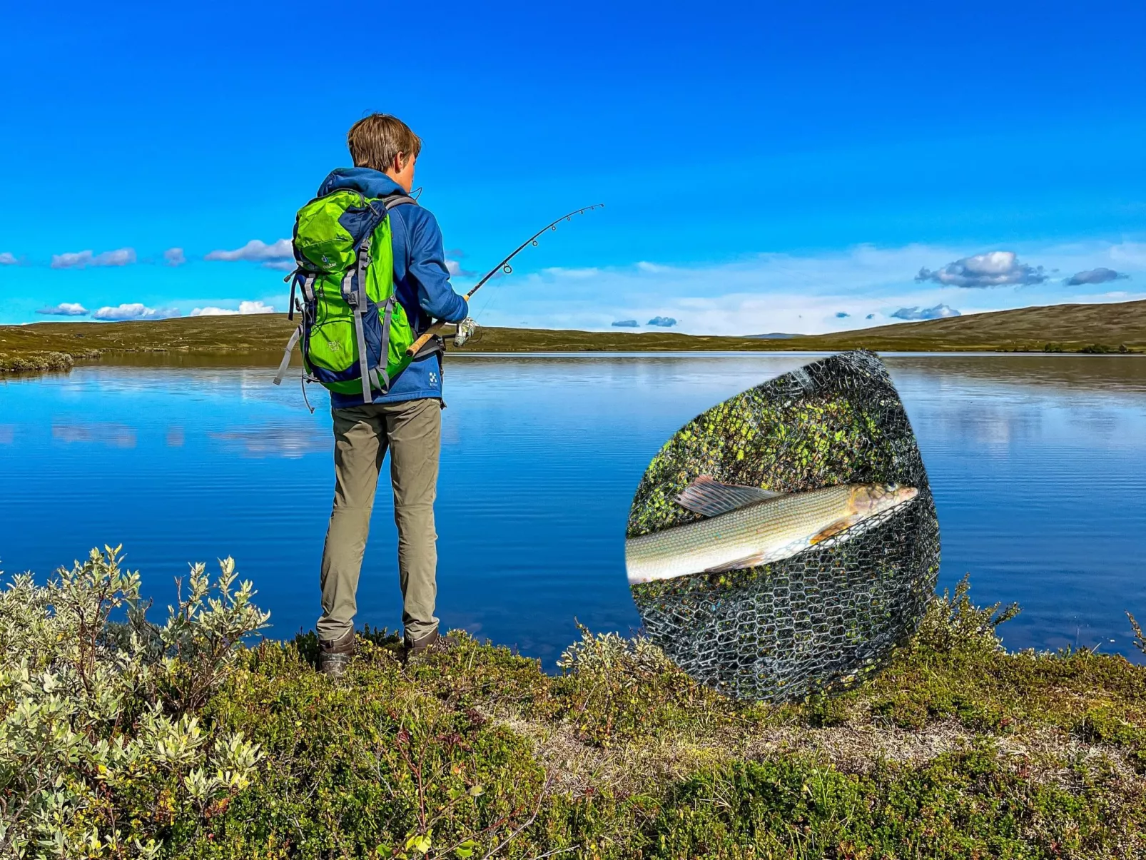 Gemütliches Blockhaus mit Kamin im Oviksfjäll-Buiten