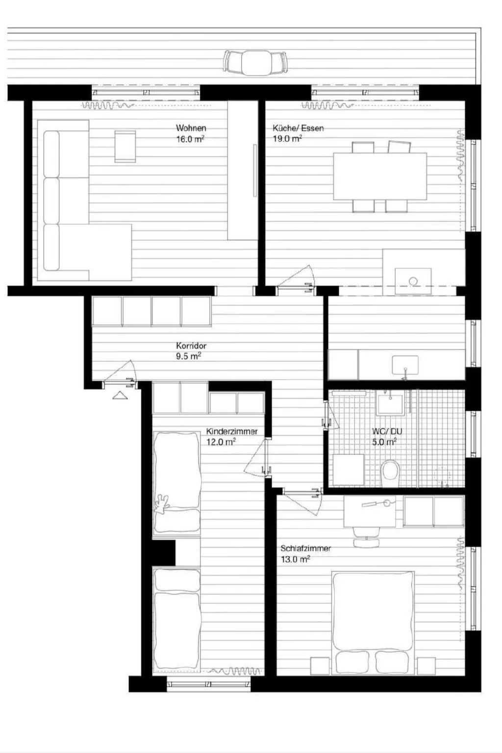 Sunnuhof Lodge-Binnen