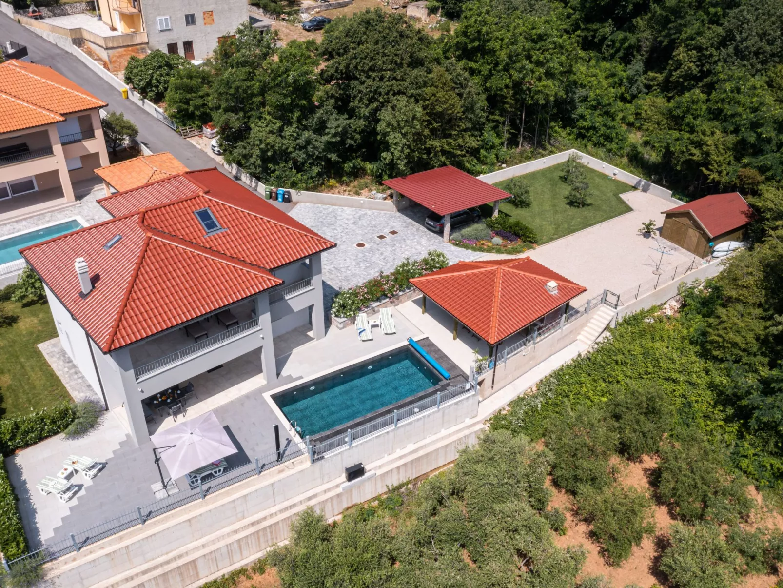 Vila Ema mit Meerblick