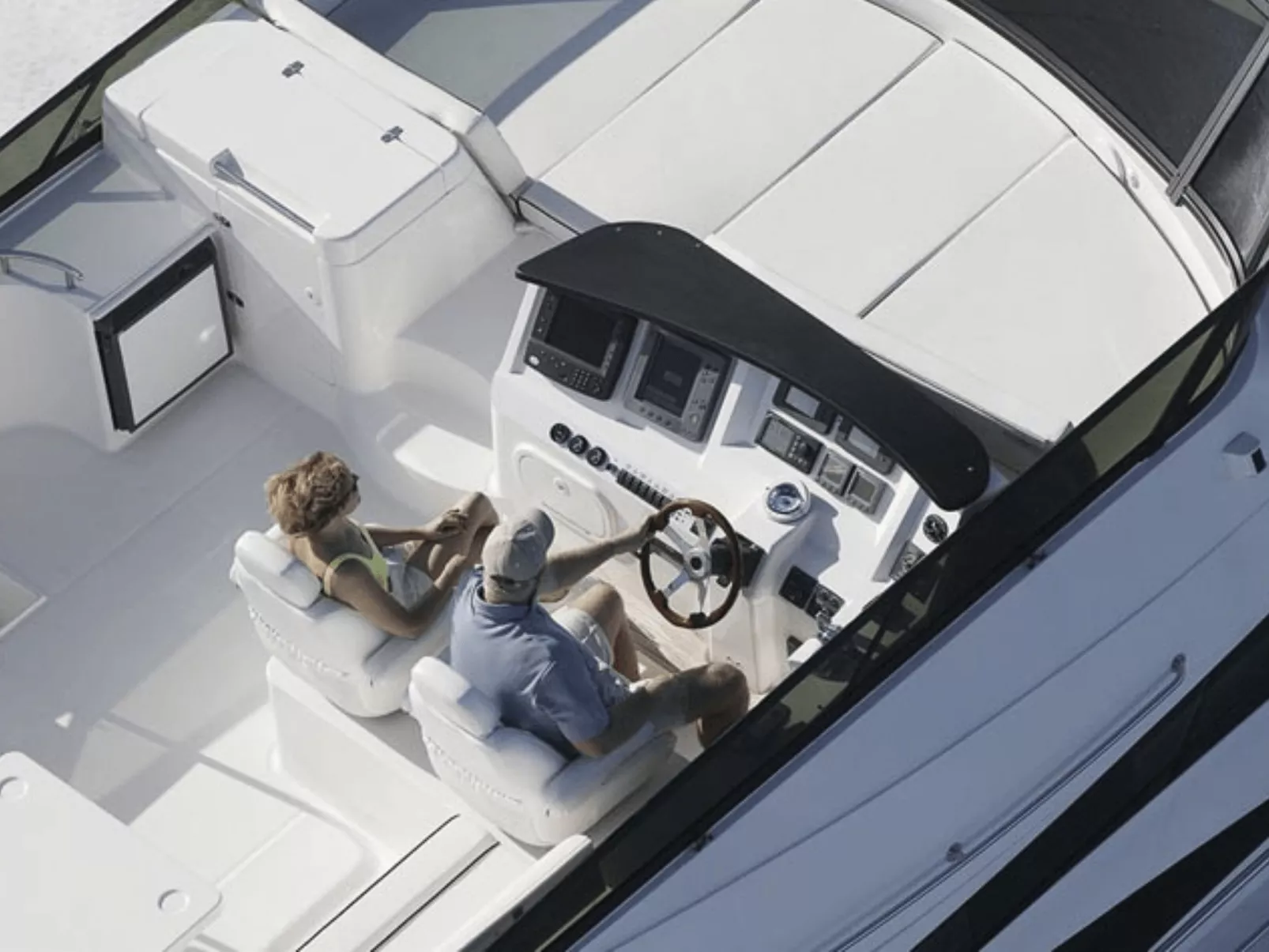 Hausboot mit Blick auf das Wasser