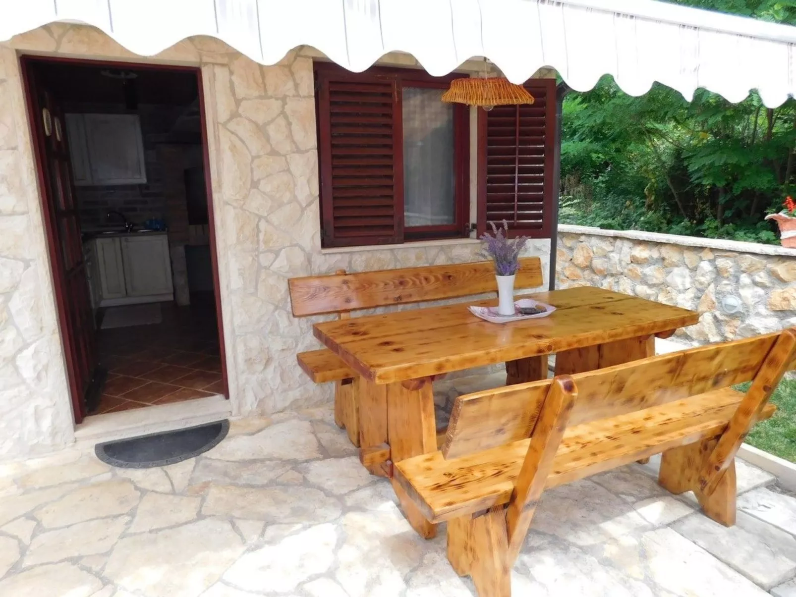 Bungalow mit Gartenblick