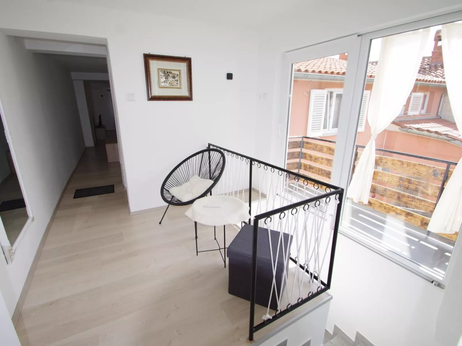 In Pula mit großem Dachbalkon.-Binnen