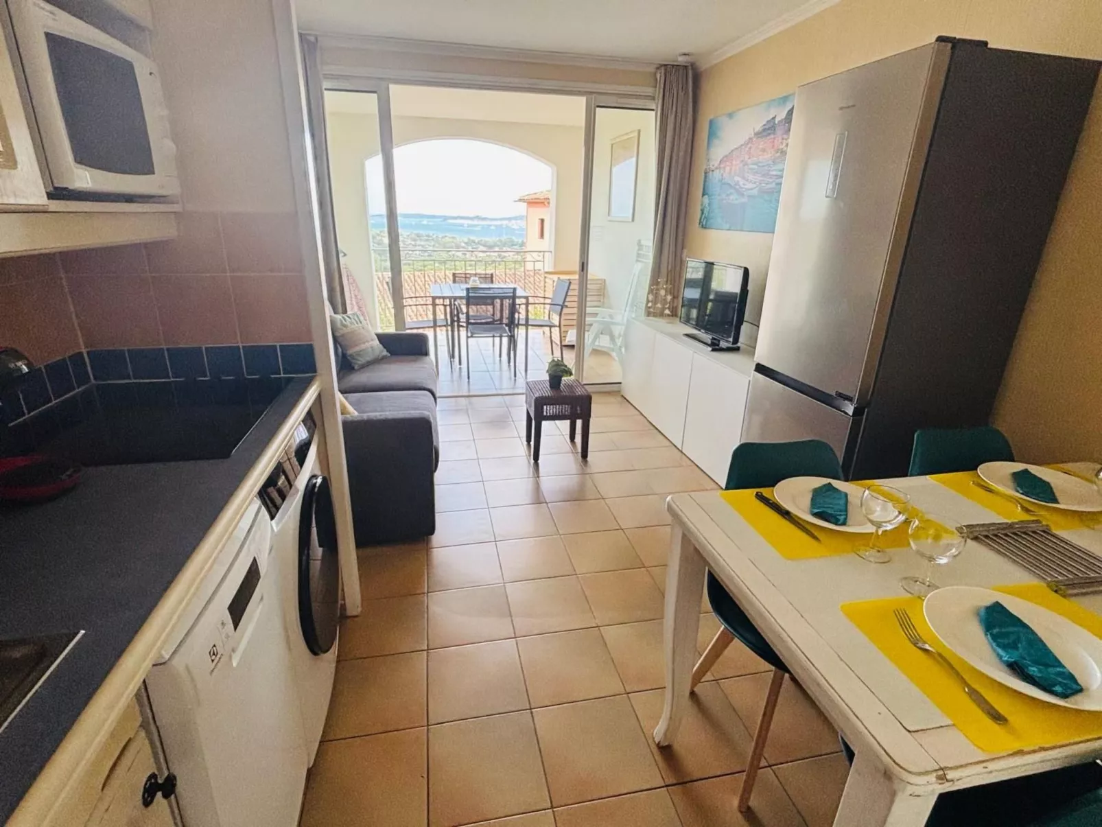 Urlaub in Grimaud 4 Personen Meerblick Klimatisiert