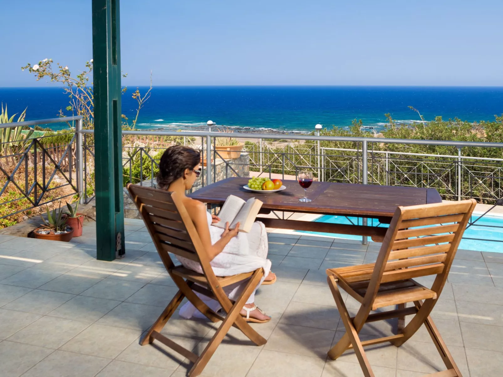 Villa mit Meerblick und privatem Pool, in der Nähe von Elafonissi