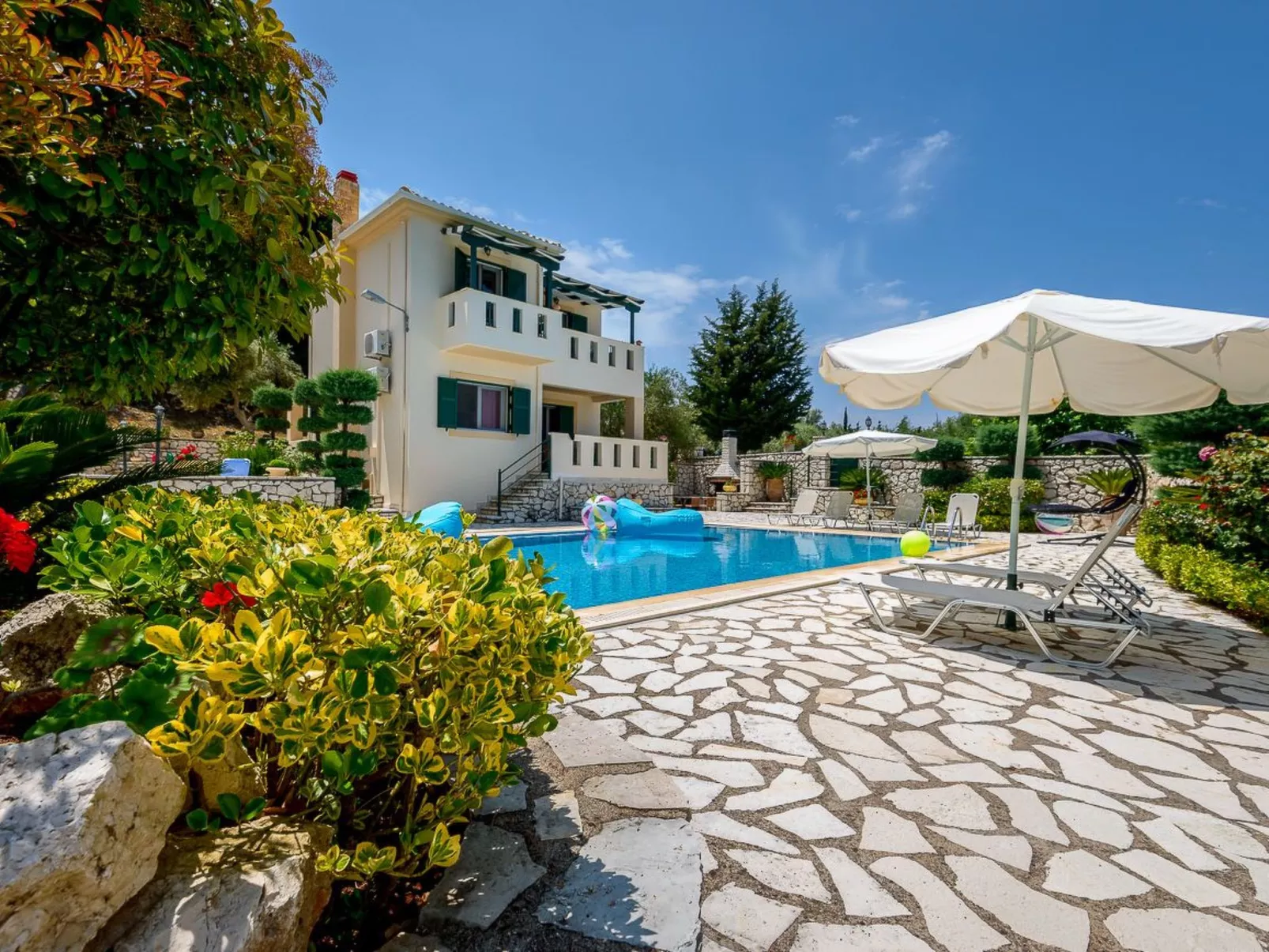 Zwei Villen mit privatem Pool, Aussicht, sehr nah an den Stränden-Buiten