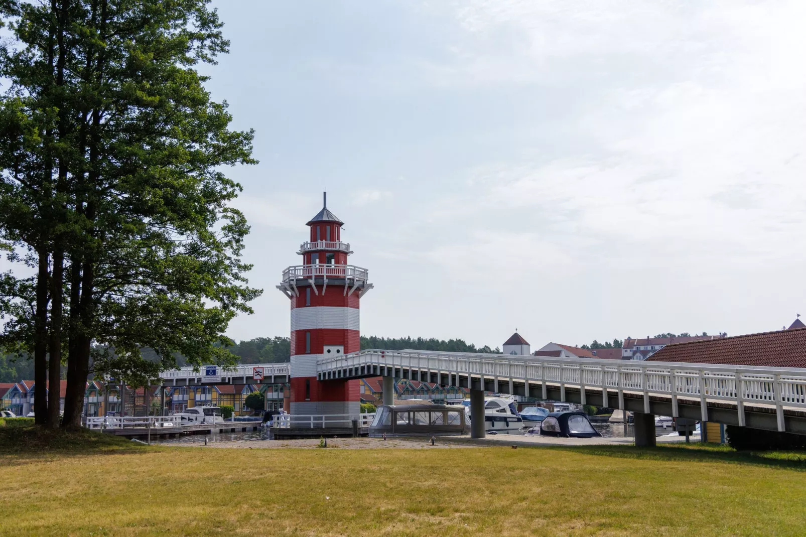 Hafendorf Rheinsberg 1-Gebieden zomer 1km