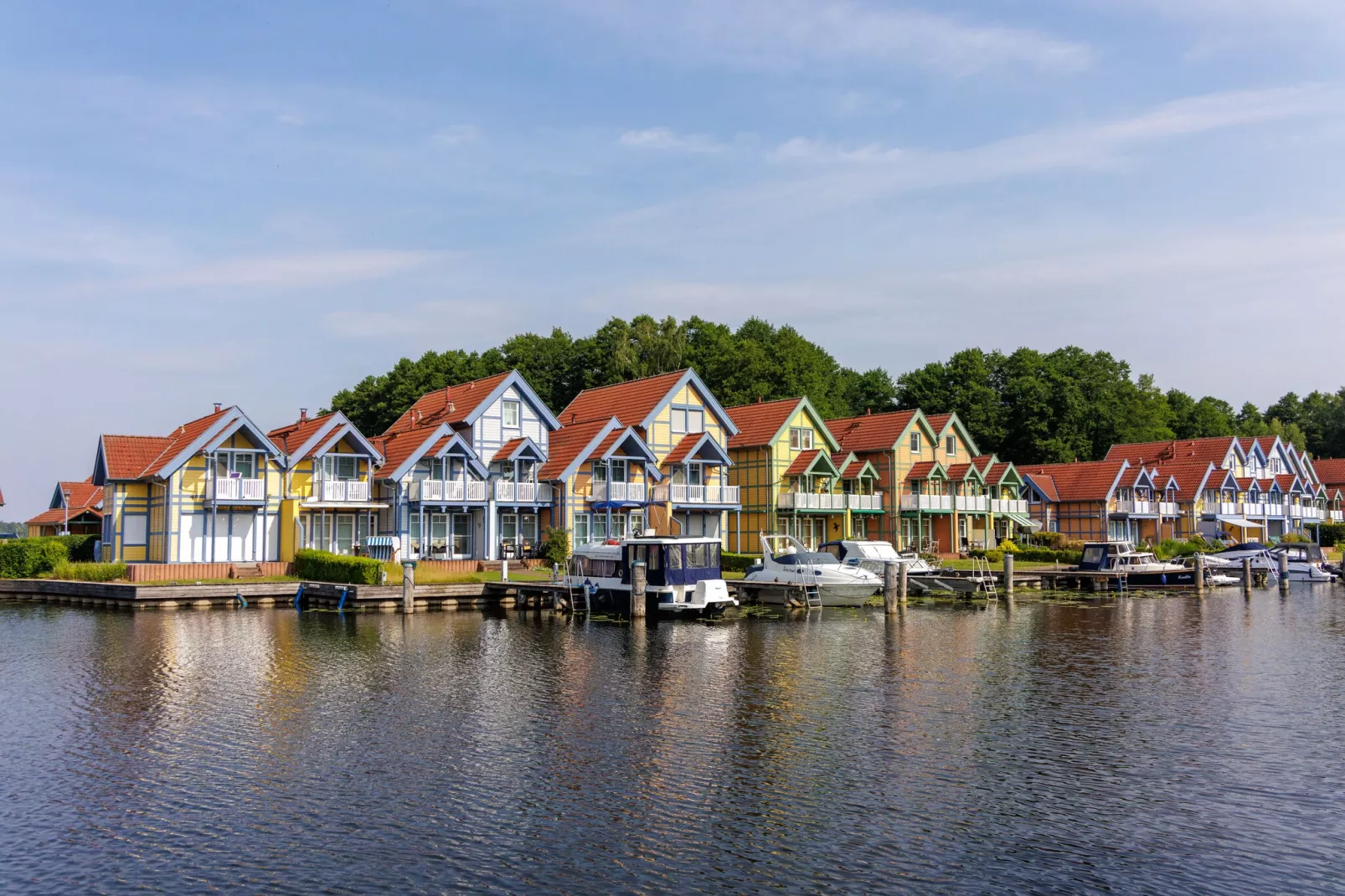 Hafendorf Rheinsberg 1-Gebieden zomer 1km