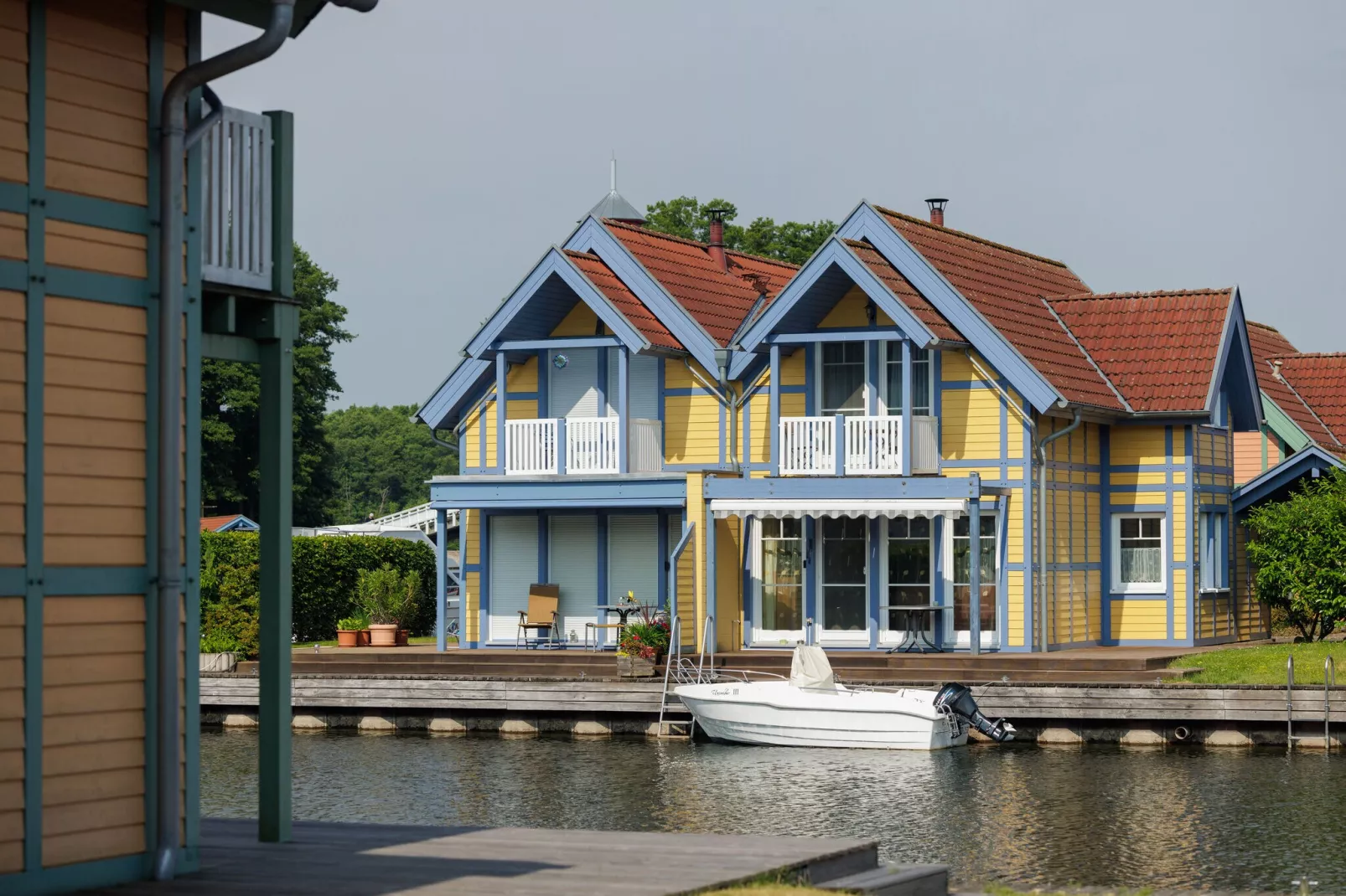 Hafendorf Rheinsberg 1-Gebieden zomer 1km