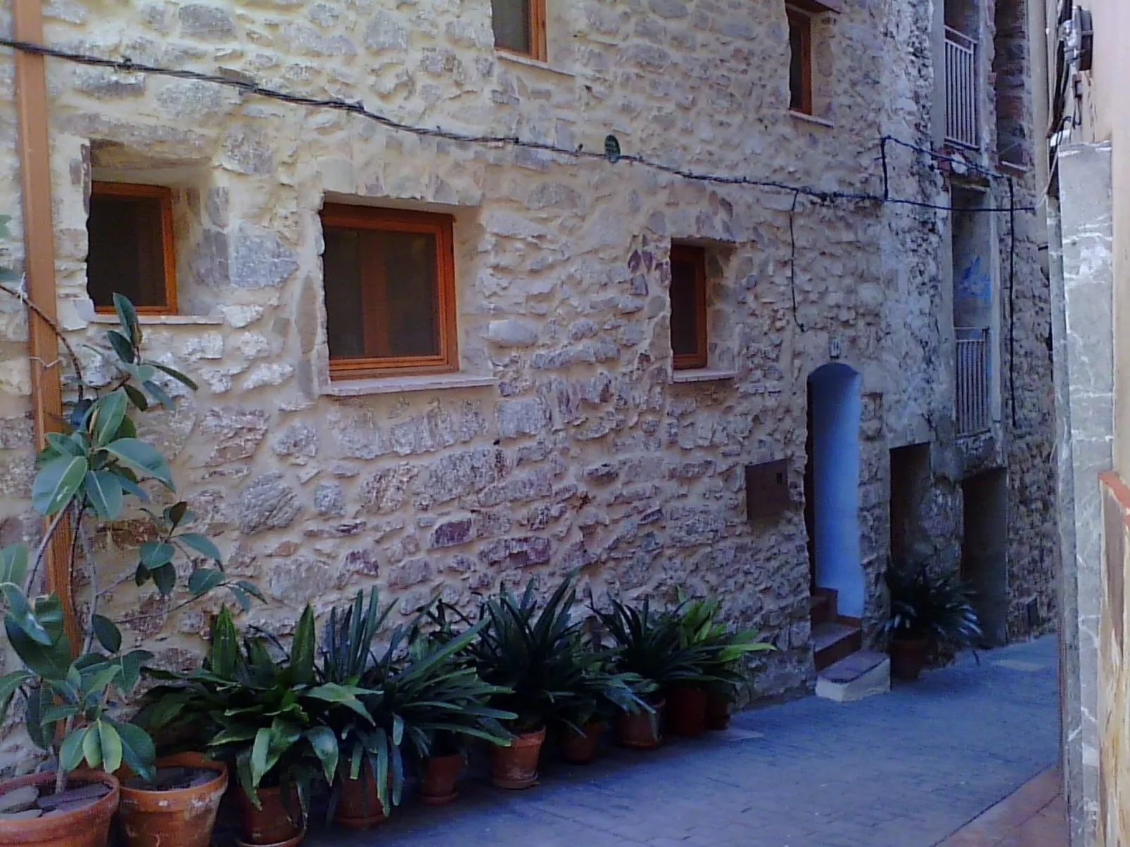 Fachwerkhaus "Casa del Teix".-Buiten