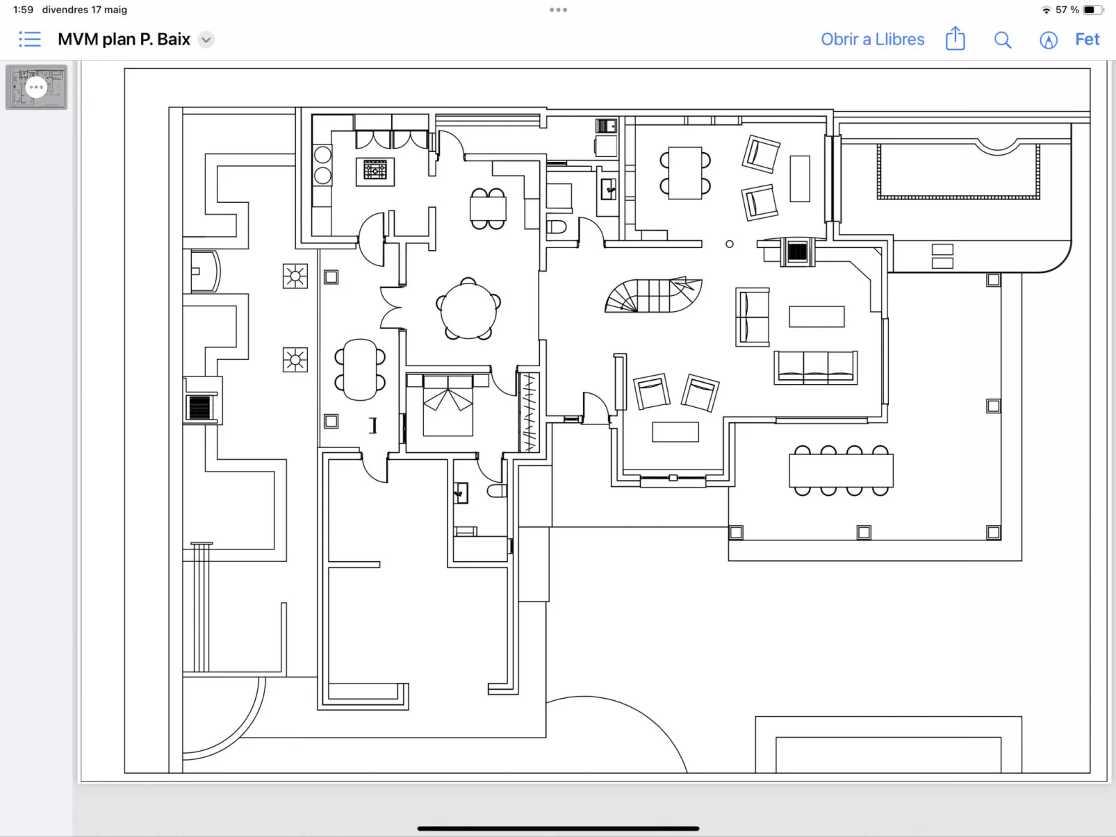 Villa Moliner ; Ruhe in 3,5 km Entfernung vom Strand von Llenaire-Binnen
