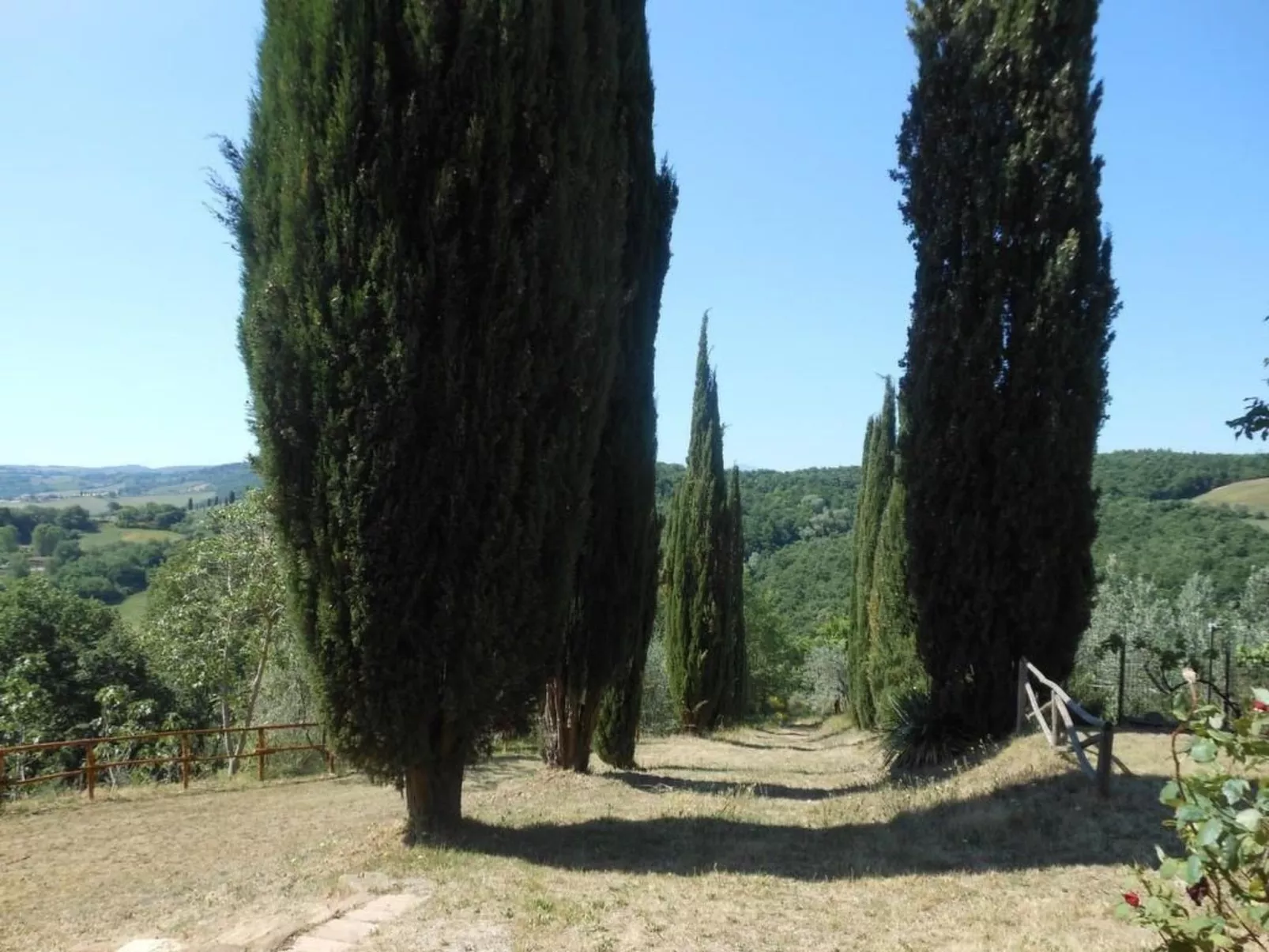 Haus Banditello, Blick auf das Tal von Montepulciano