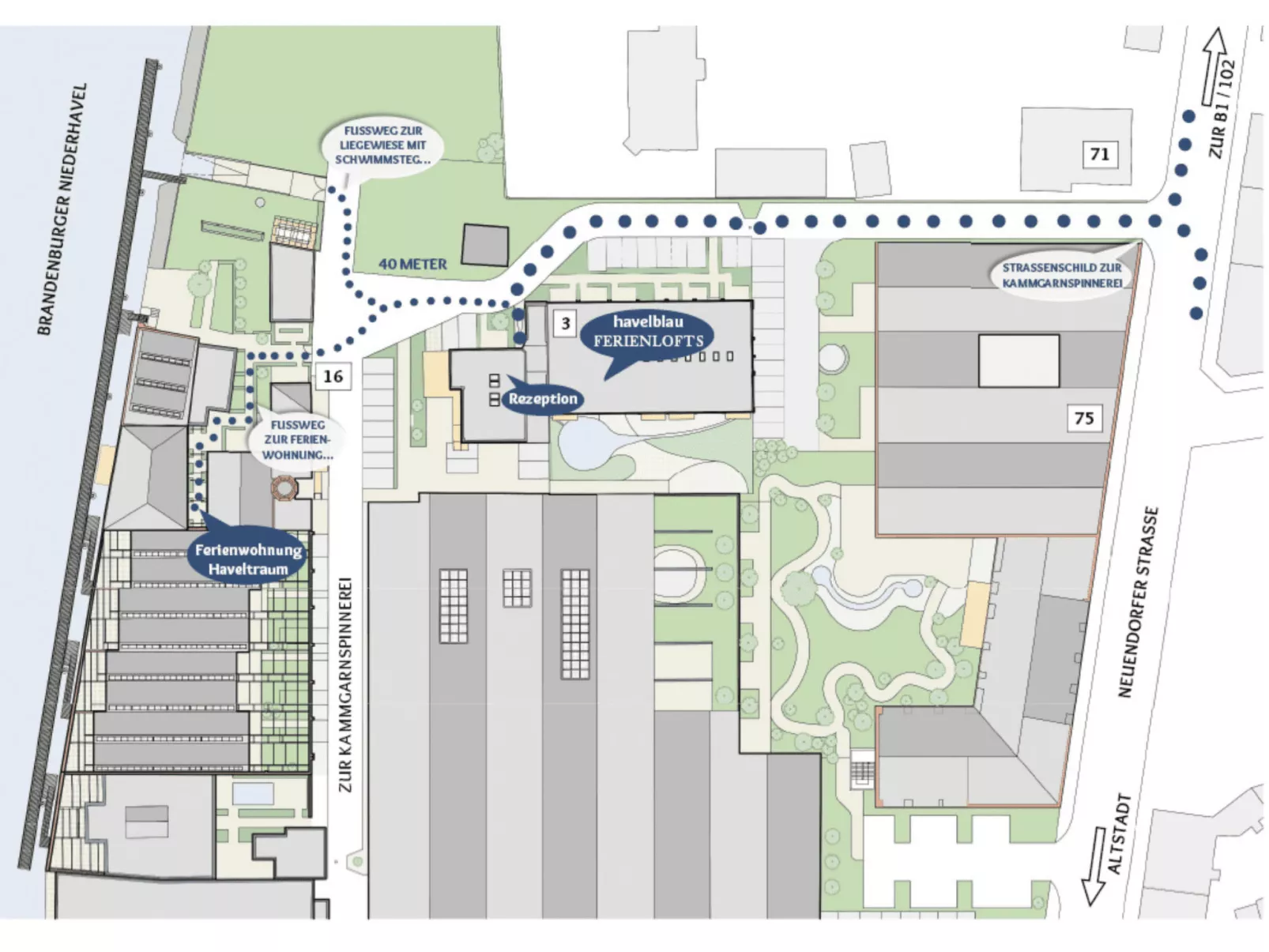 Wohnung in Brandenburg An Der Havel mit Grill, Terrasse und Garten-Binnen