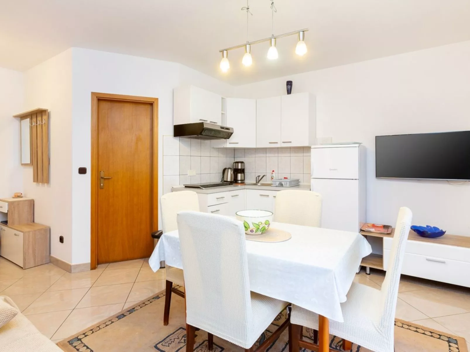 In der Nähe des Sandstrandes