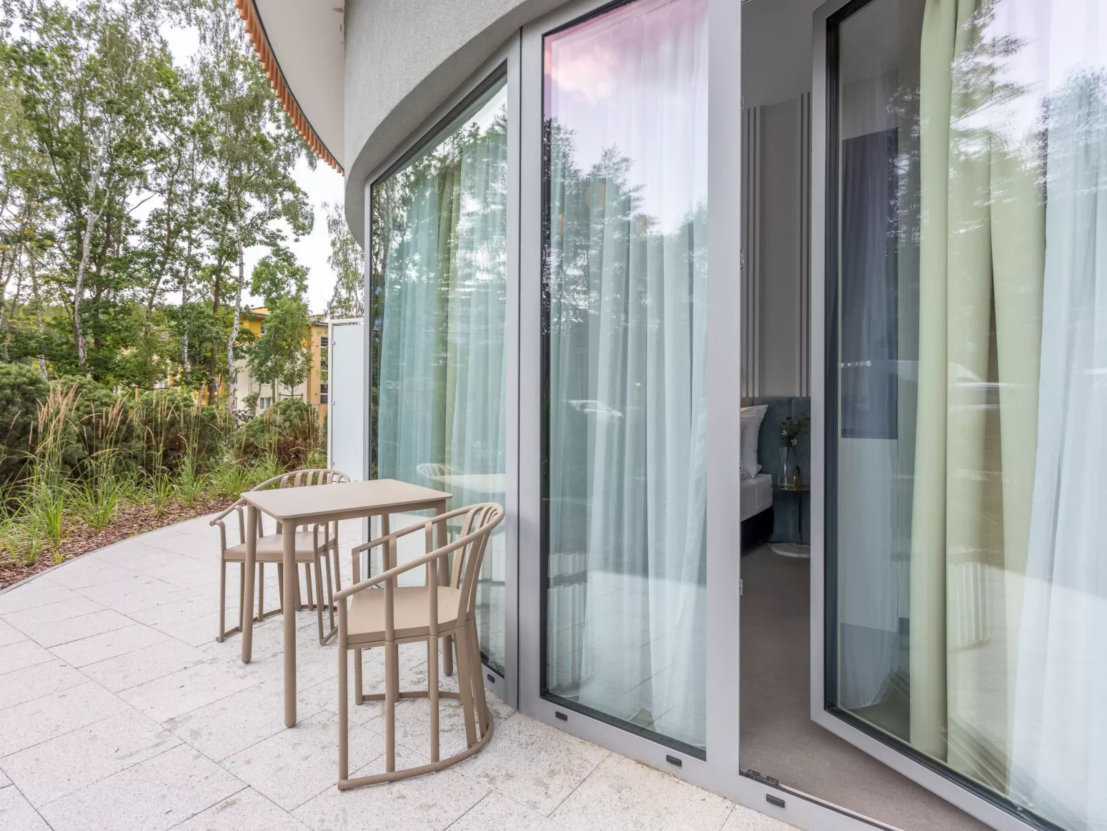 Helle Ferienwohnung mit Terrasse auf Usedom