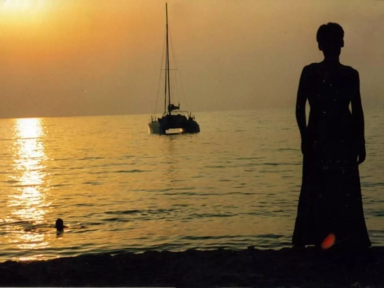 Mit Blick auf das Wasser