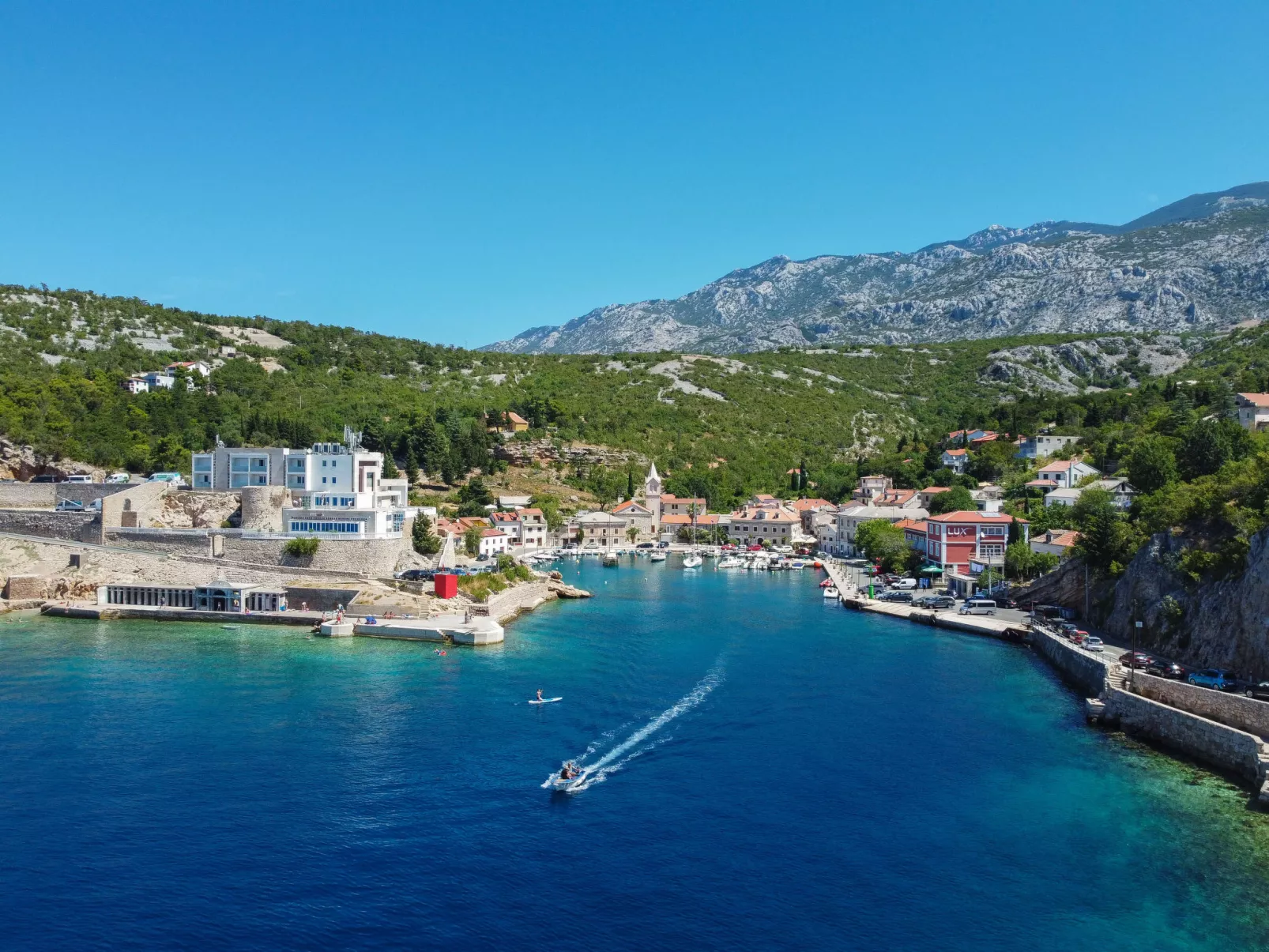 Für 6 Personen ca. 50 m&sup2; in Jablanac, Adriaküste Kroatien (Kvarner Bucht)-Omgeving