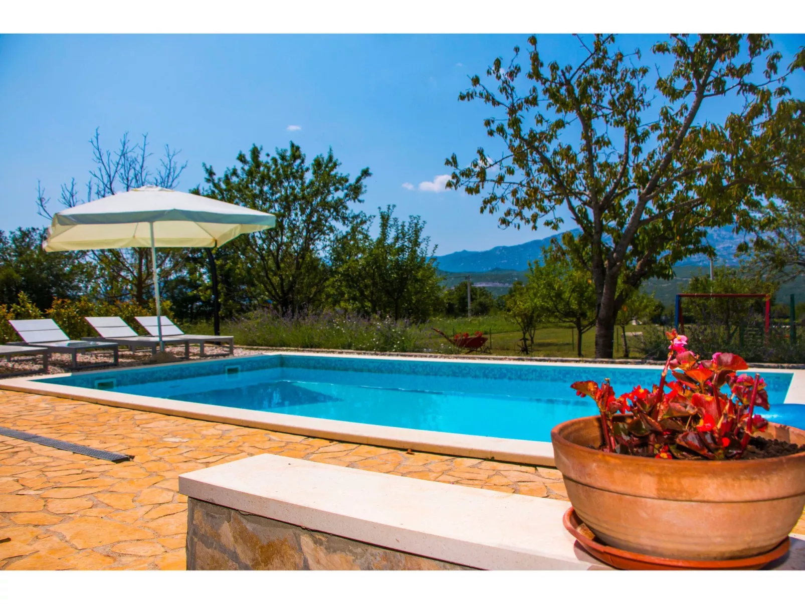 Romantisches Haus in Krušvar mit privatem Pool