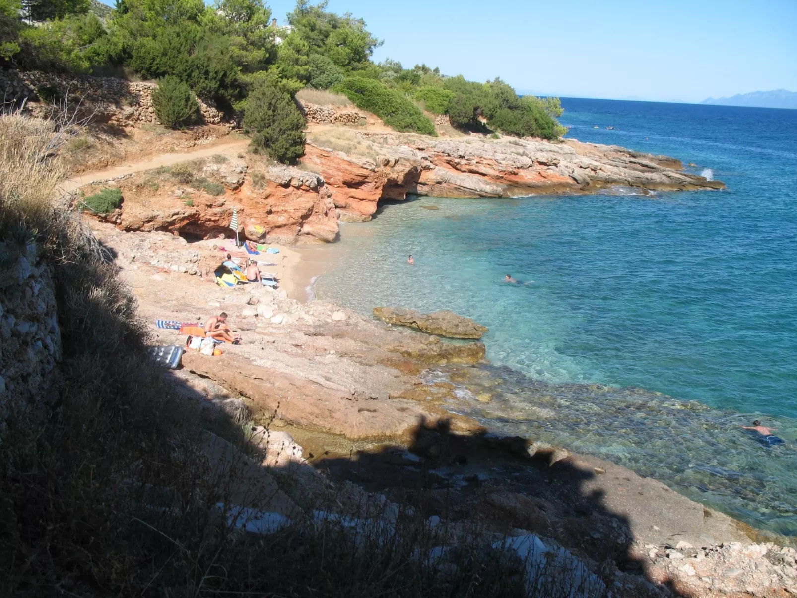 Wohnung in Zavala mit schönem Garten