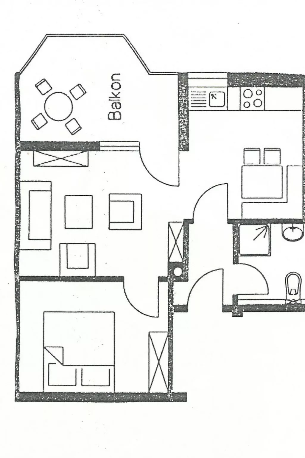 Appartement in Hilders mit Eigenem Balkon-Binnen