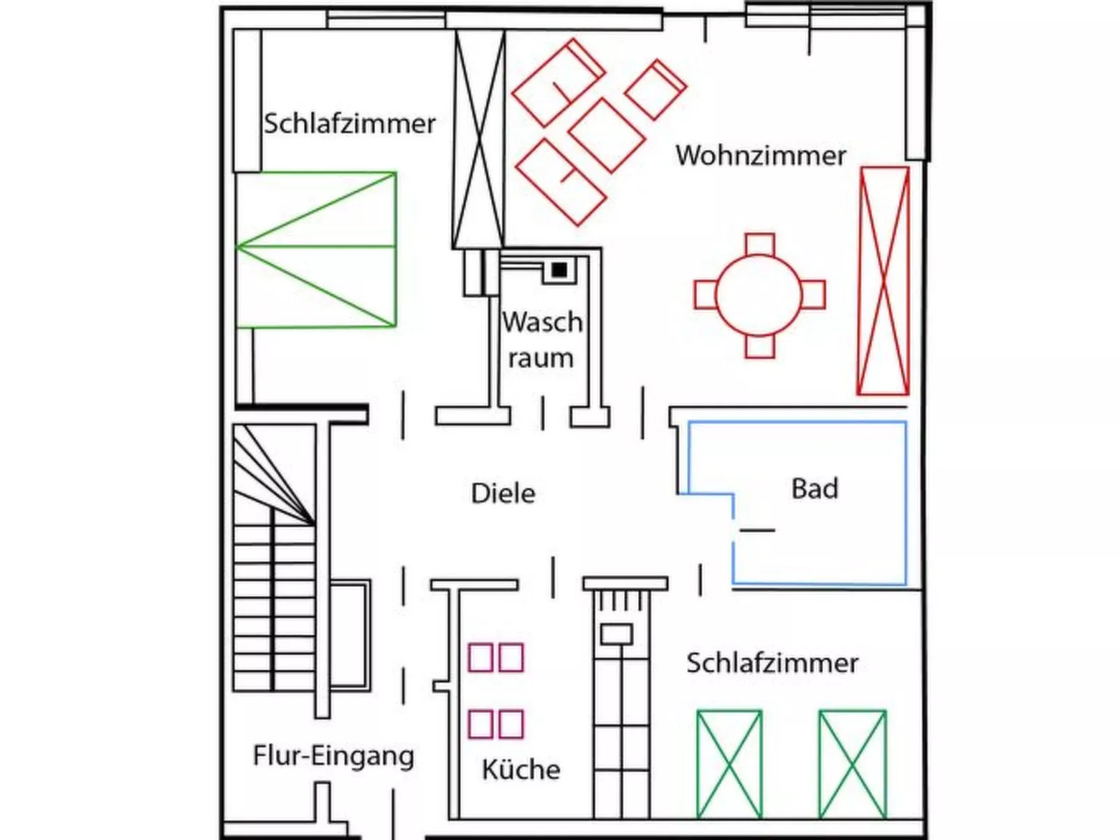 Familienfreundliche Ferienwohnung auf Fehmarn