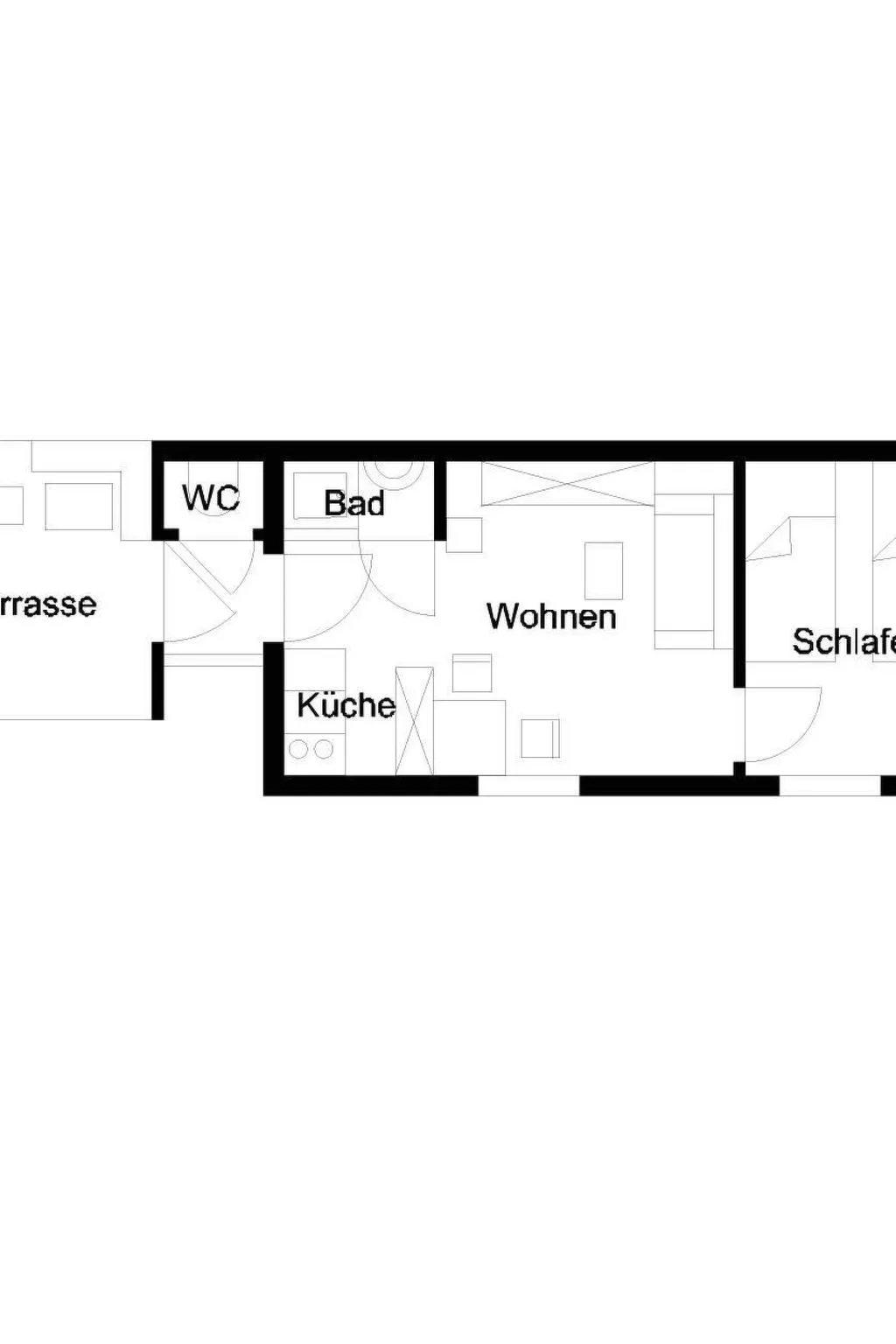 Kleines Ferienhaus mit Garten und Grill in Garitz