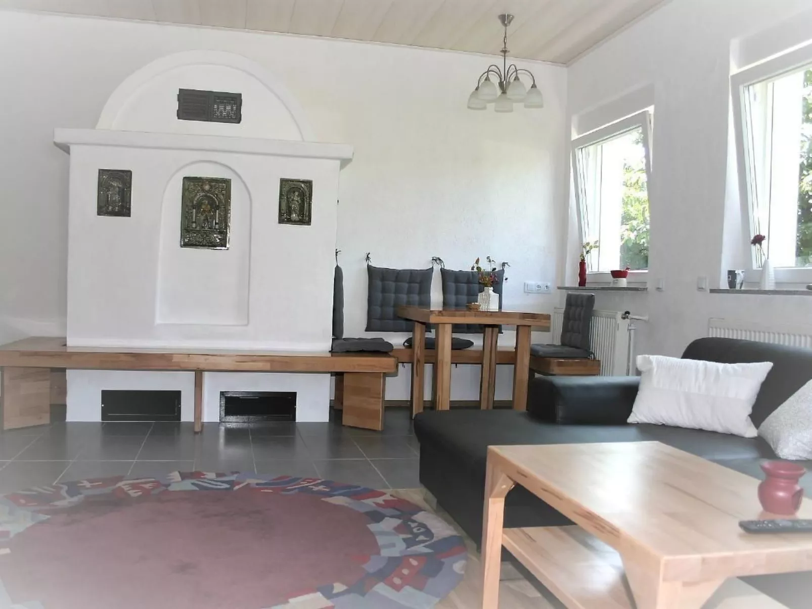 Helle Ferienwohnung in Mehren mit Eigenem Garten