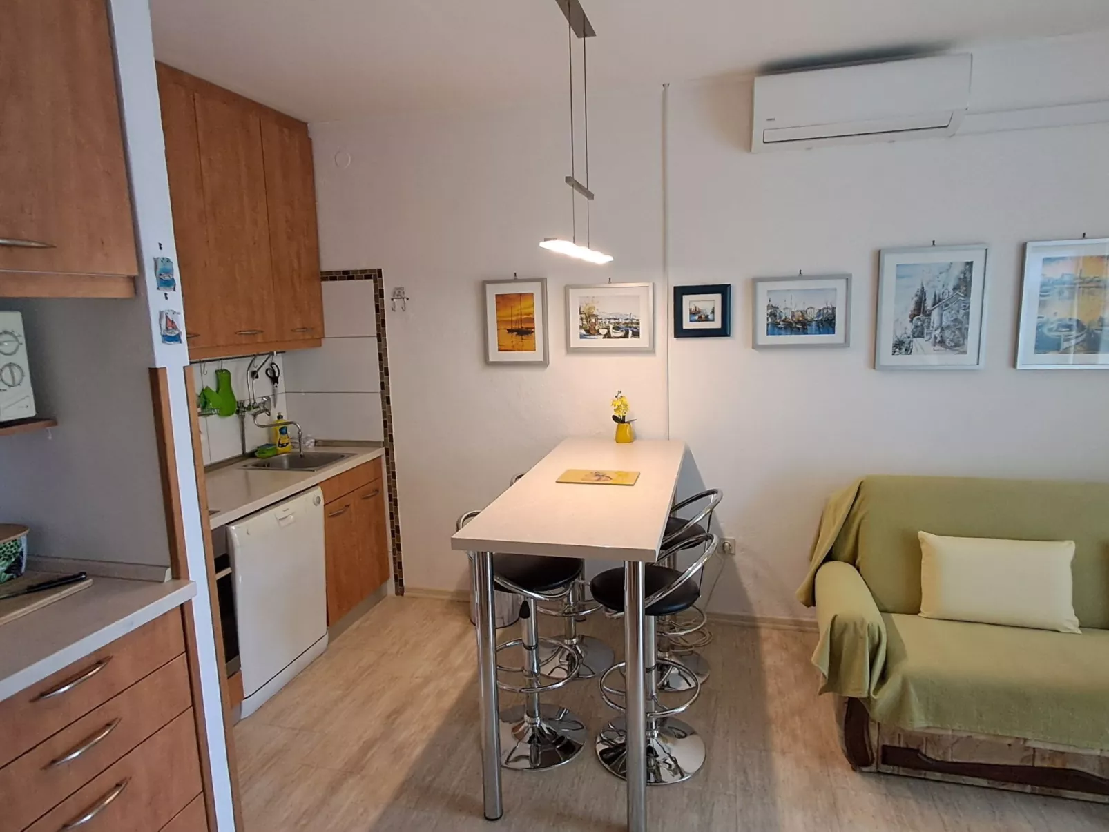 Strandnahe Ferienwohnung mit großer Terrasse