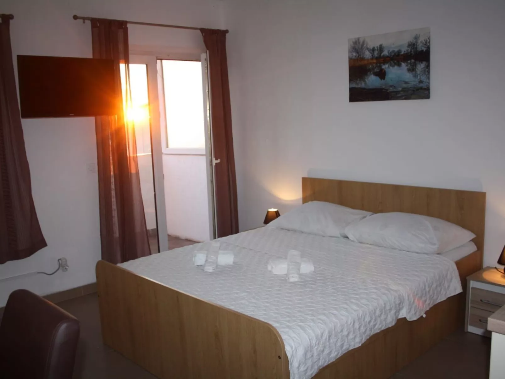 Studio-Apartment mit Balkon