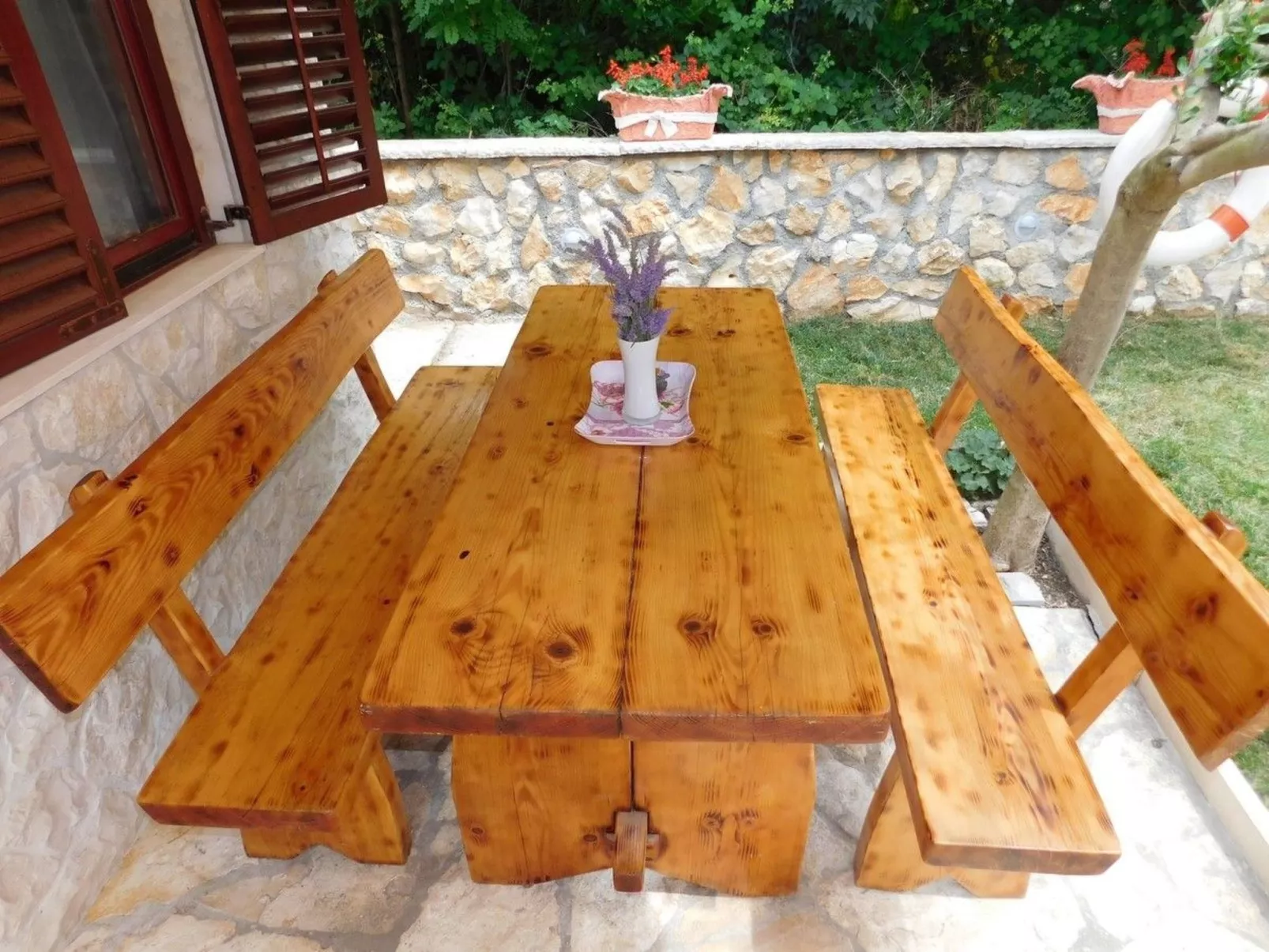 Bungalow mit Gartenblick