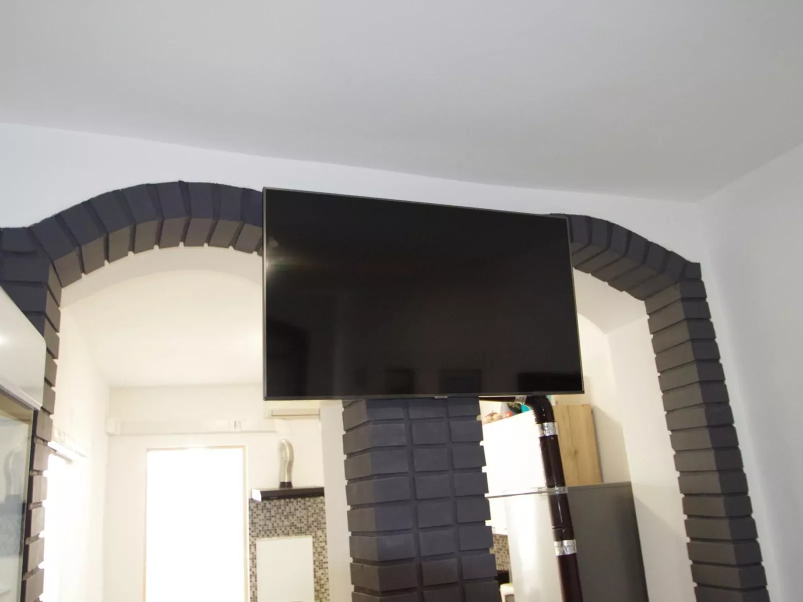 In Pula mit großem Dachbalkon.-Binnen