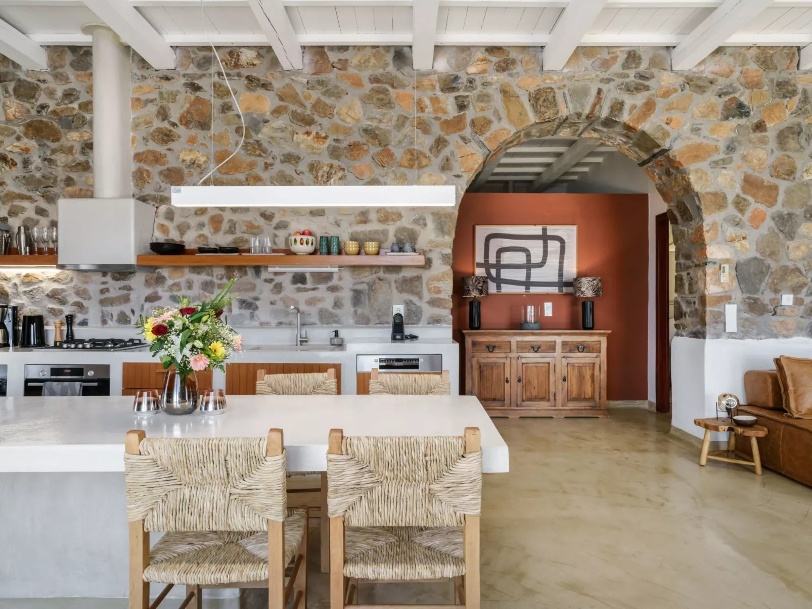 Stilvolle Villa, privater Pool und Grillplatz bei Elafonissi-Binnen