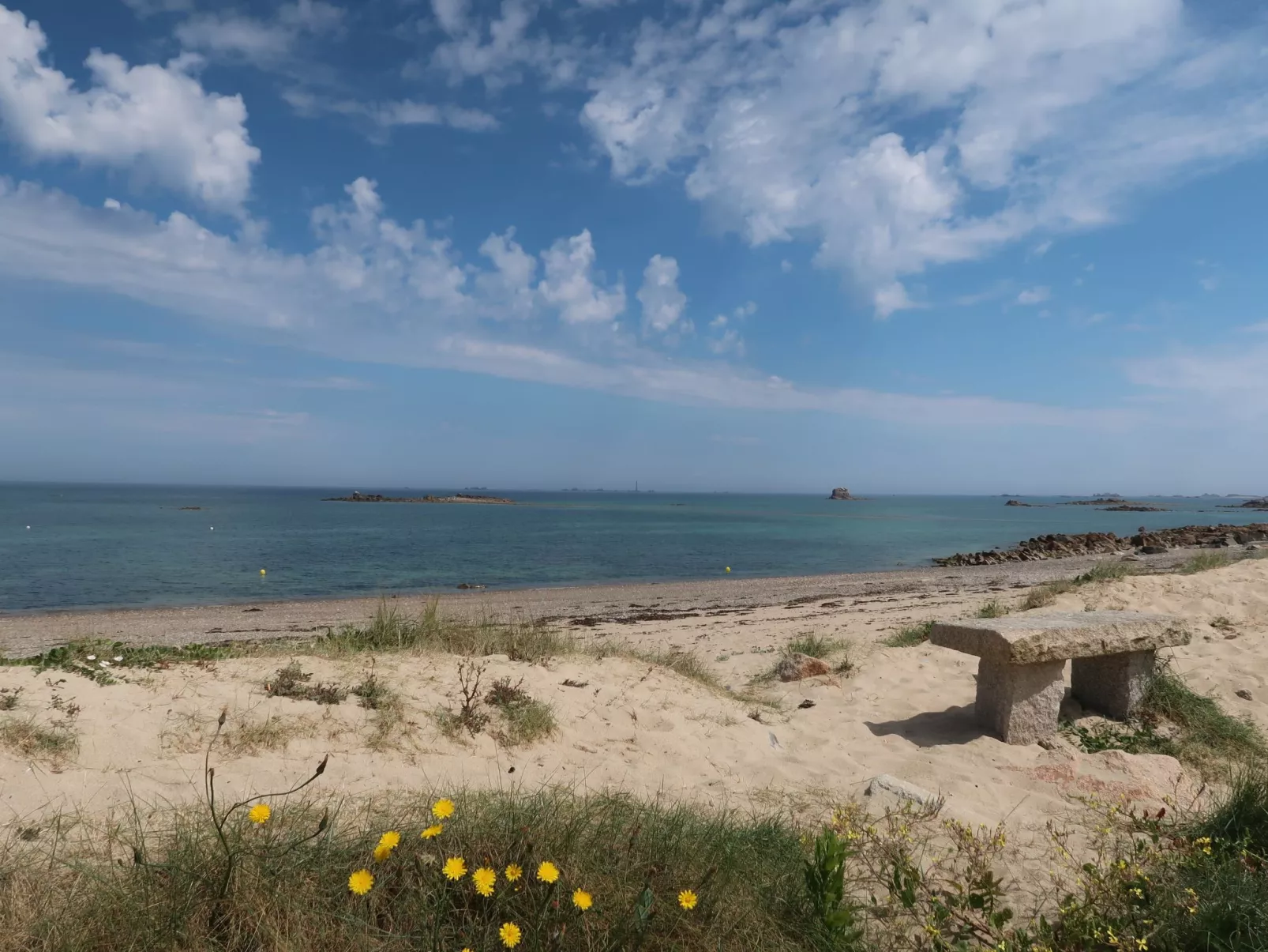Les Chardons Bleus Sauna Jacuzzi Meerblick-Omgeving