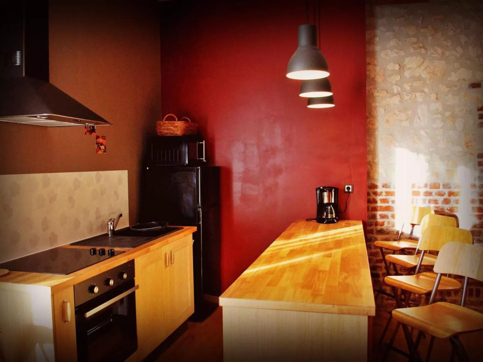 Liebevoll renoviertes Ferienhaus als Teil eines kleinen Bauernhauses mit abgesc