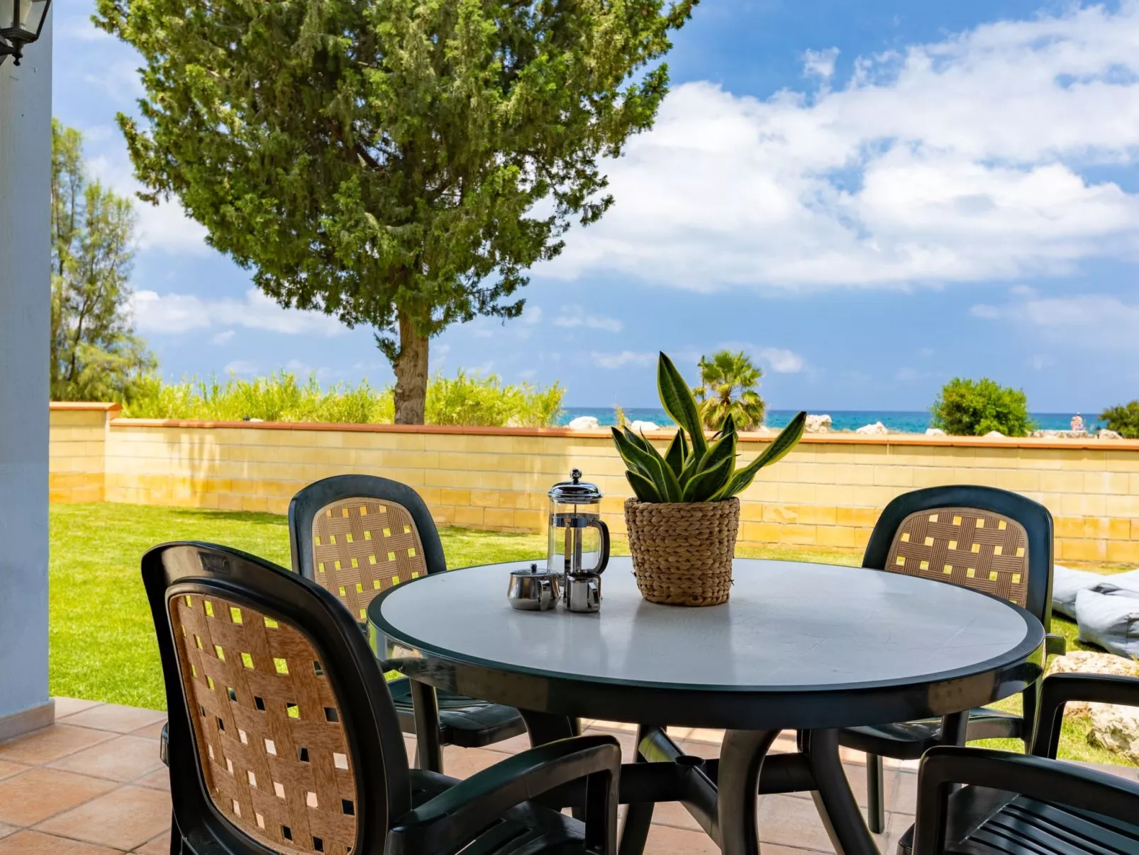 Beach Front 3-Schlafzimmer-Villa - 1. Linie vom Strand-Buiten