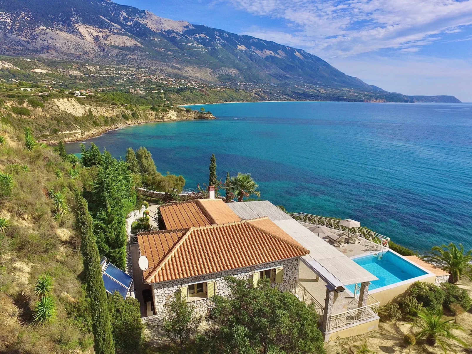 Steinvilla in Kefaloniaprivatevillas-Buiten