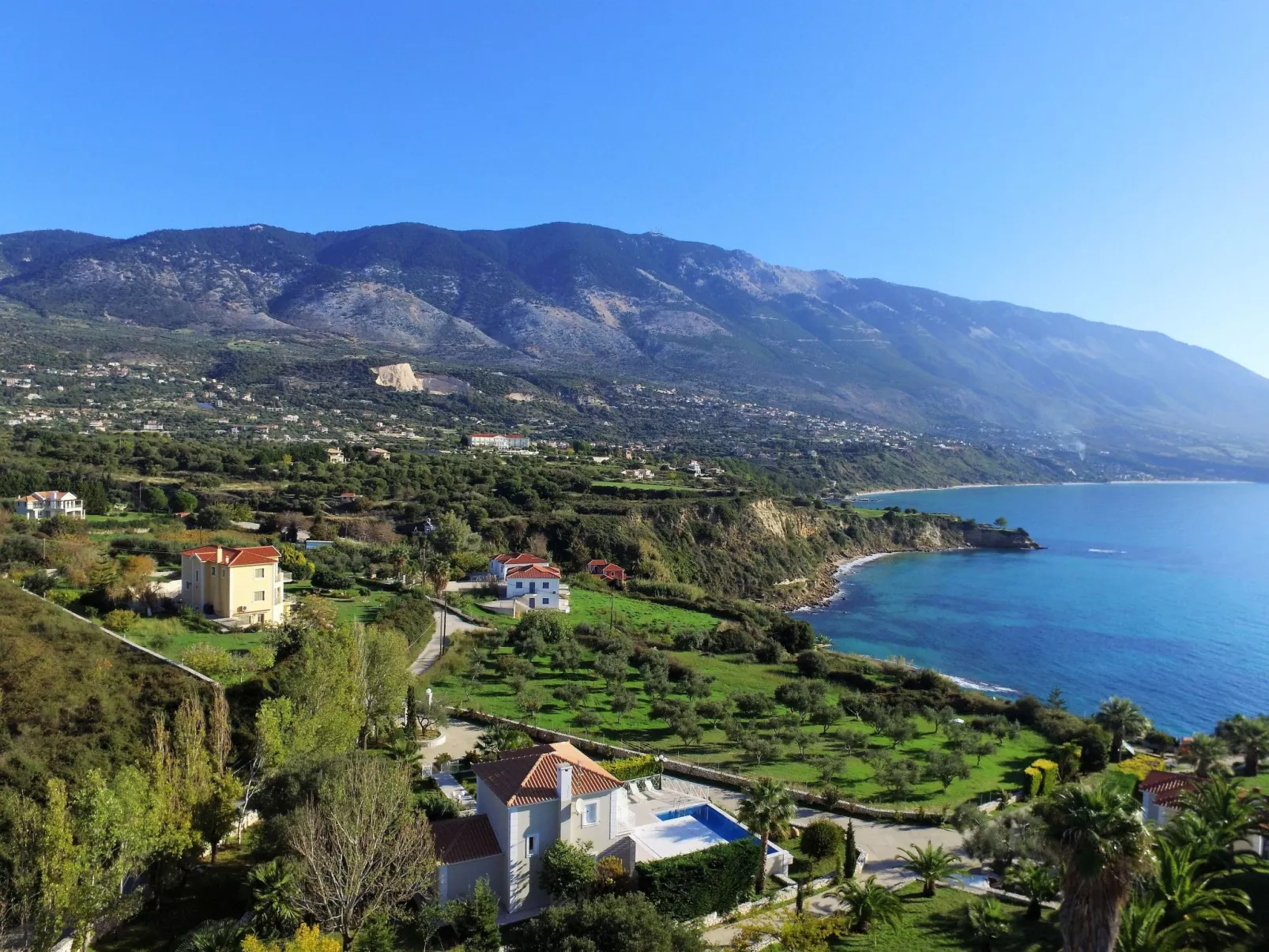 Villa "Sea View" mit spektakulärem Meerblick-Buiten