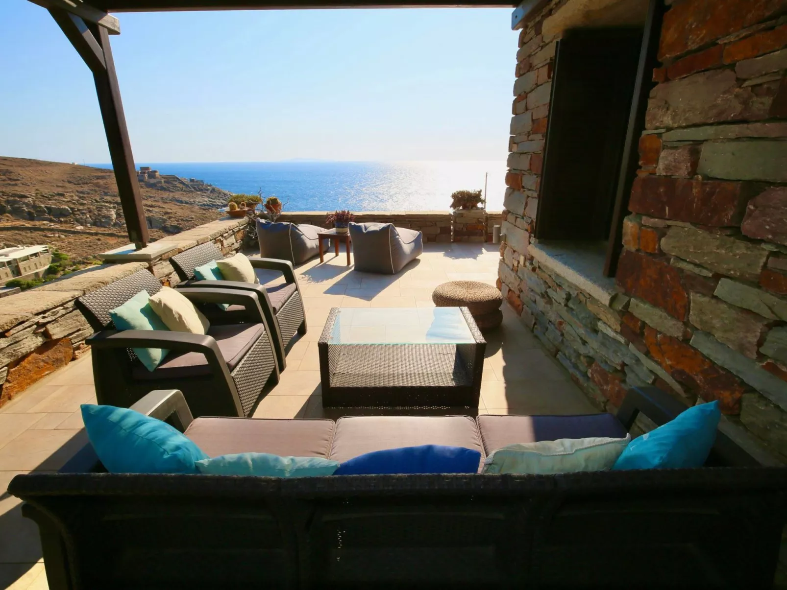 Strandhaus mit atemberaubender Aussicht-Buiten