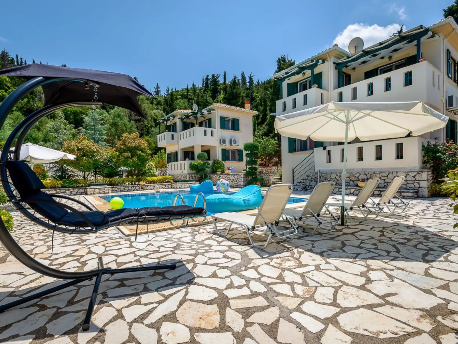 Zwei Villen mit privatem Pool, Aussicht, sehr nah an den Stränden-Buiten