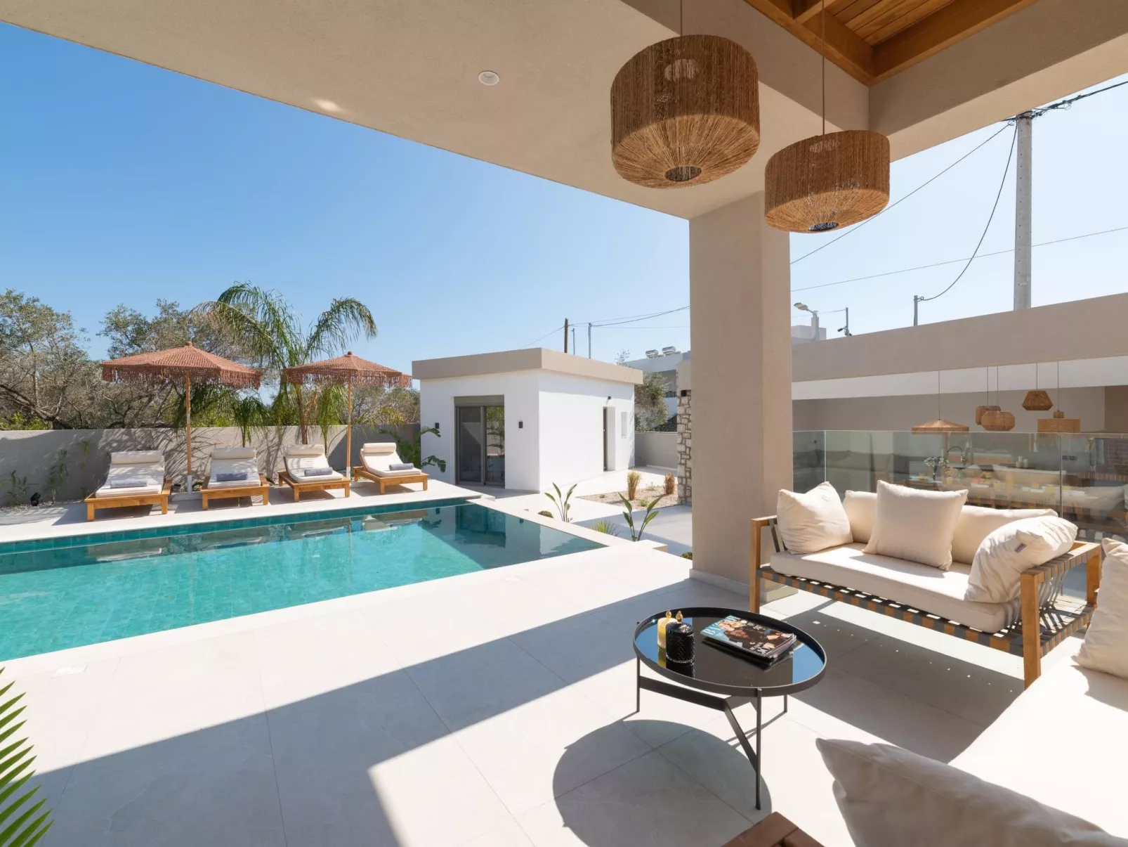 Golf Beach Villa in der Nähe von Afantou Beach-Binnen