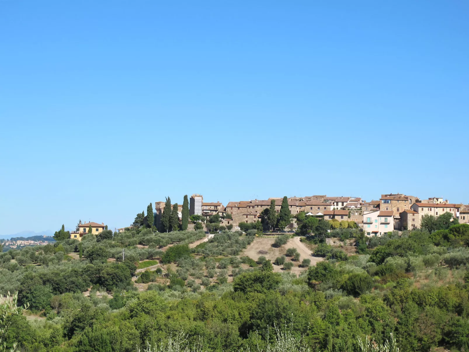 Chianti-Wohnung mit Gemeinschaftspool-Omgeving