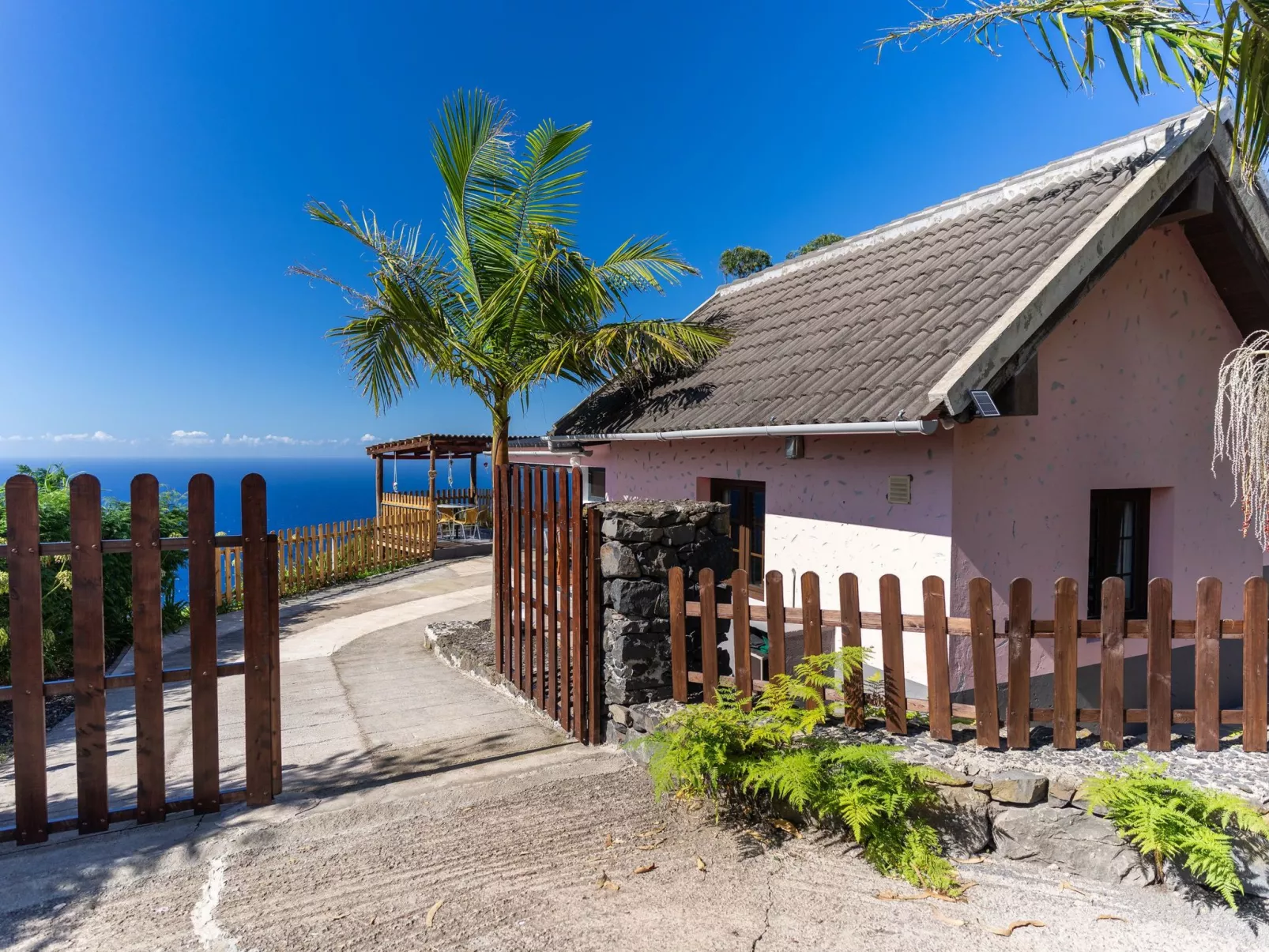 Dorf Sonnenuntergang