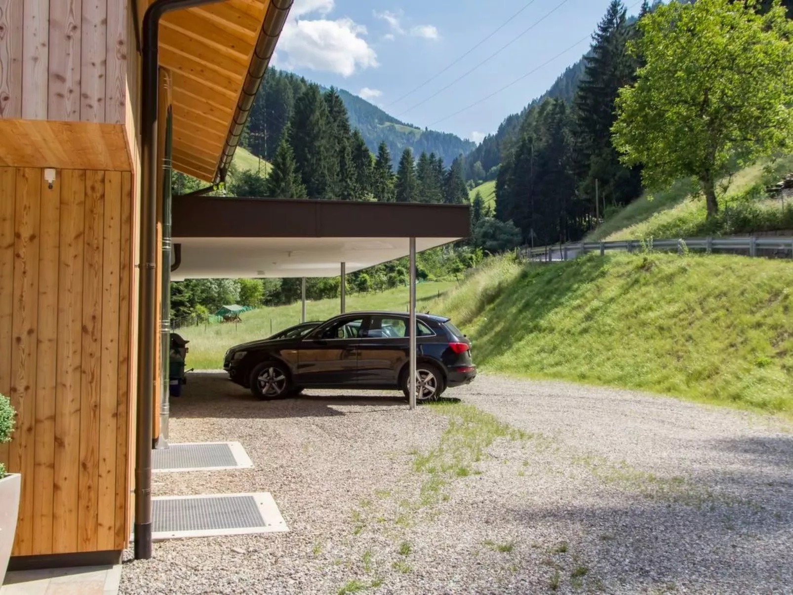 Chalet mit Sauna-Buiten