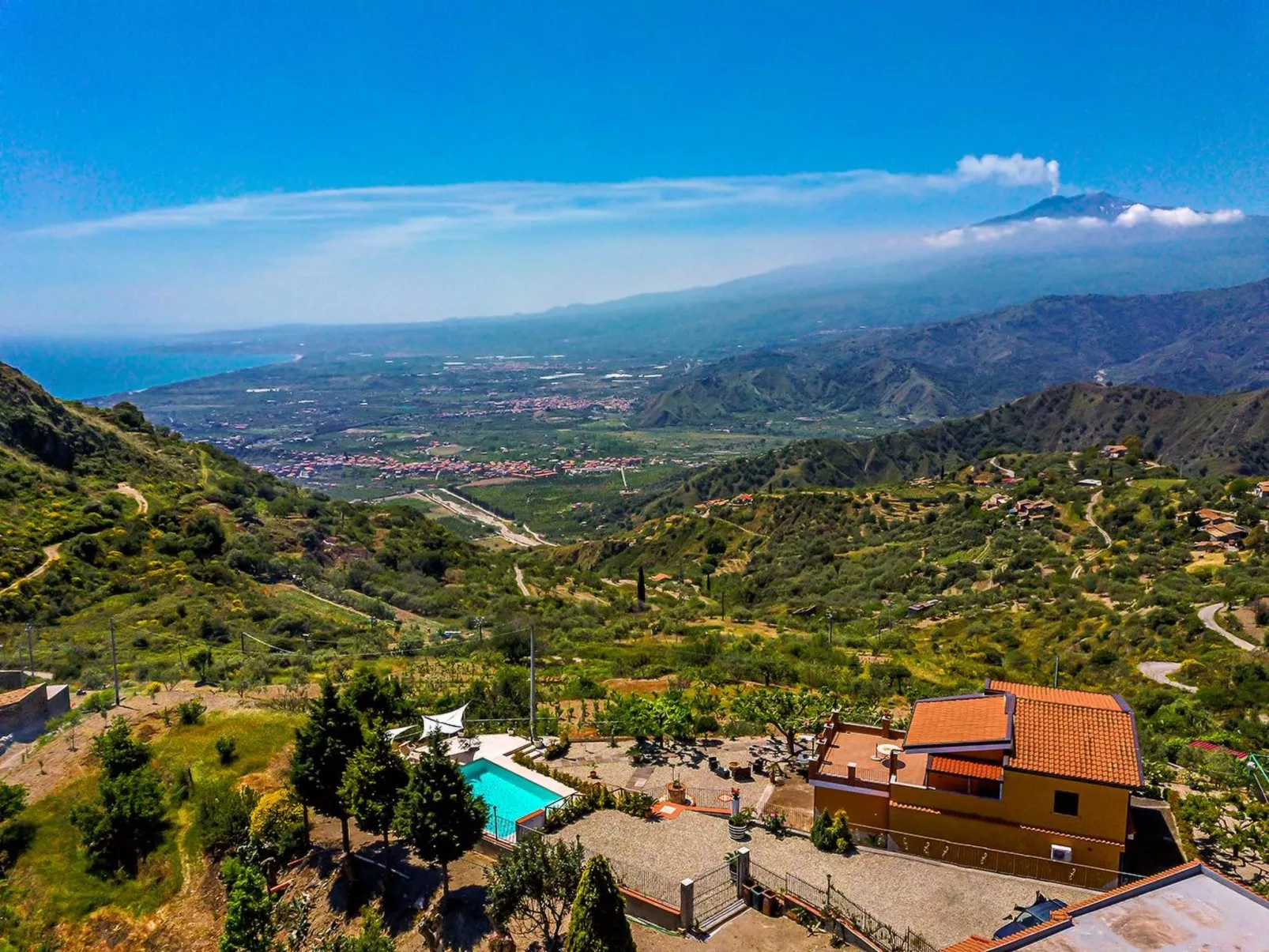 In Castelmola mit Privatem Pool