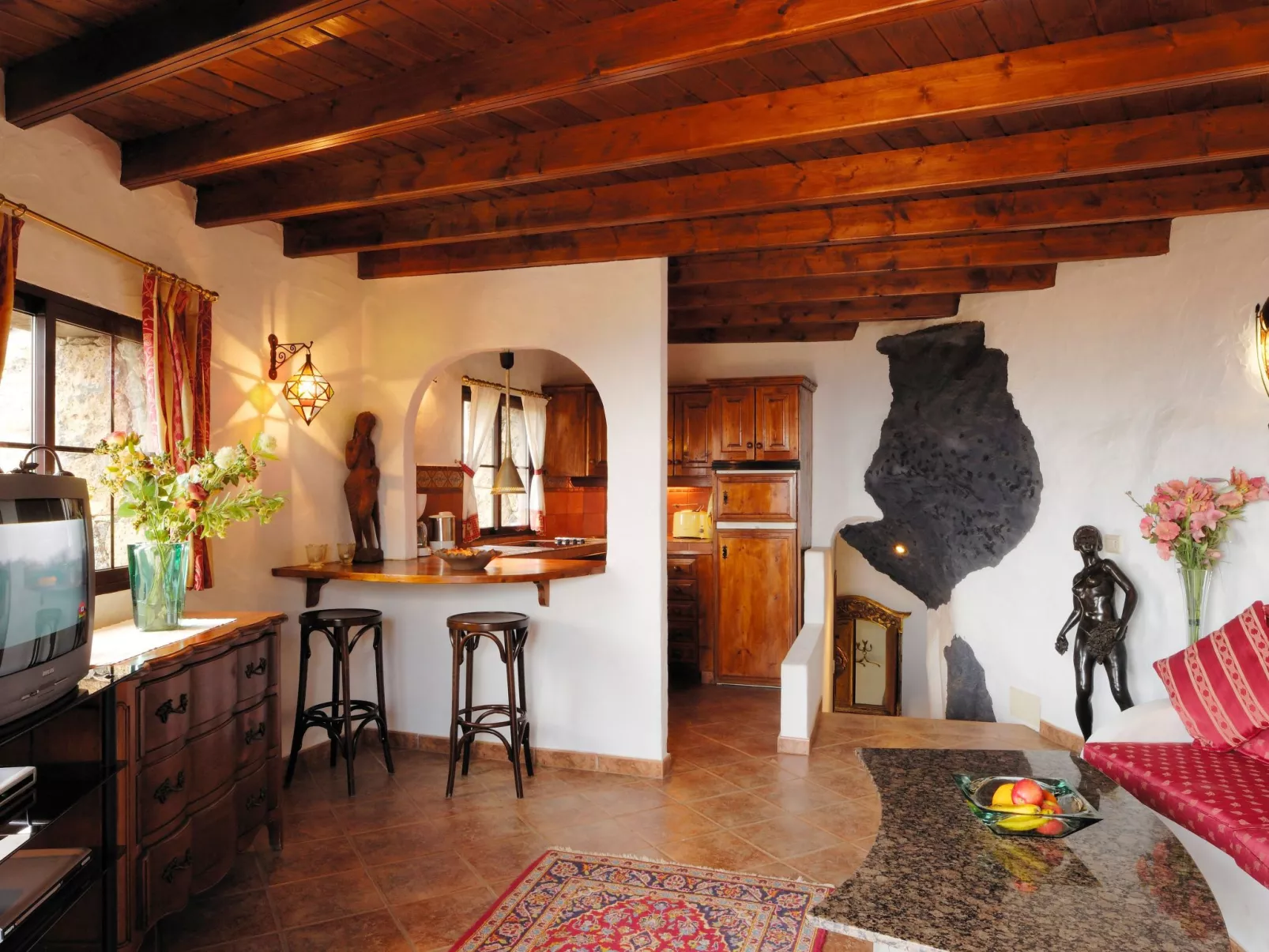 Finca "Castillo Bentley" Schlafen in einer vulkanischen Höhle