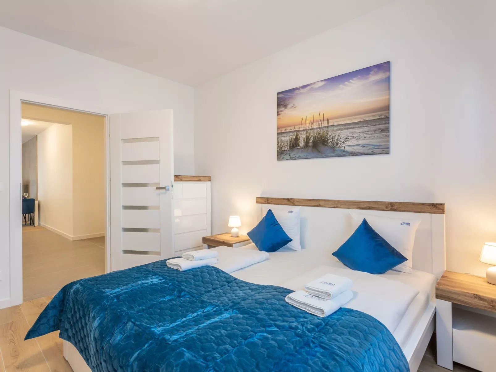 Platan 5 mit Terrasse am Meer